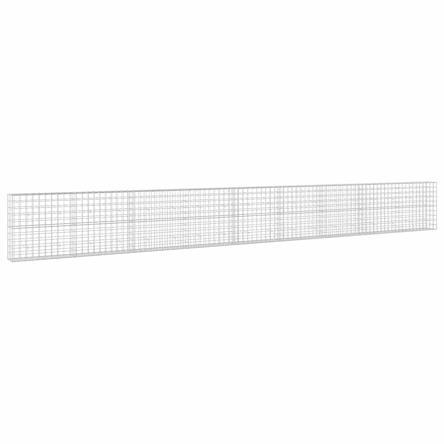 vidaXL Γκαμπιόν με σύρμα 5 mm και πλέγμα 10x10 cm 900x30x100 εκ