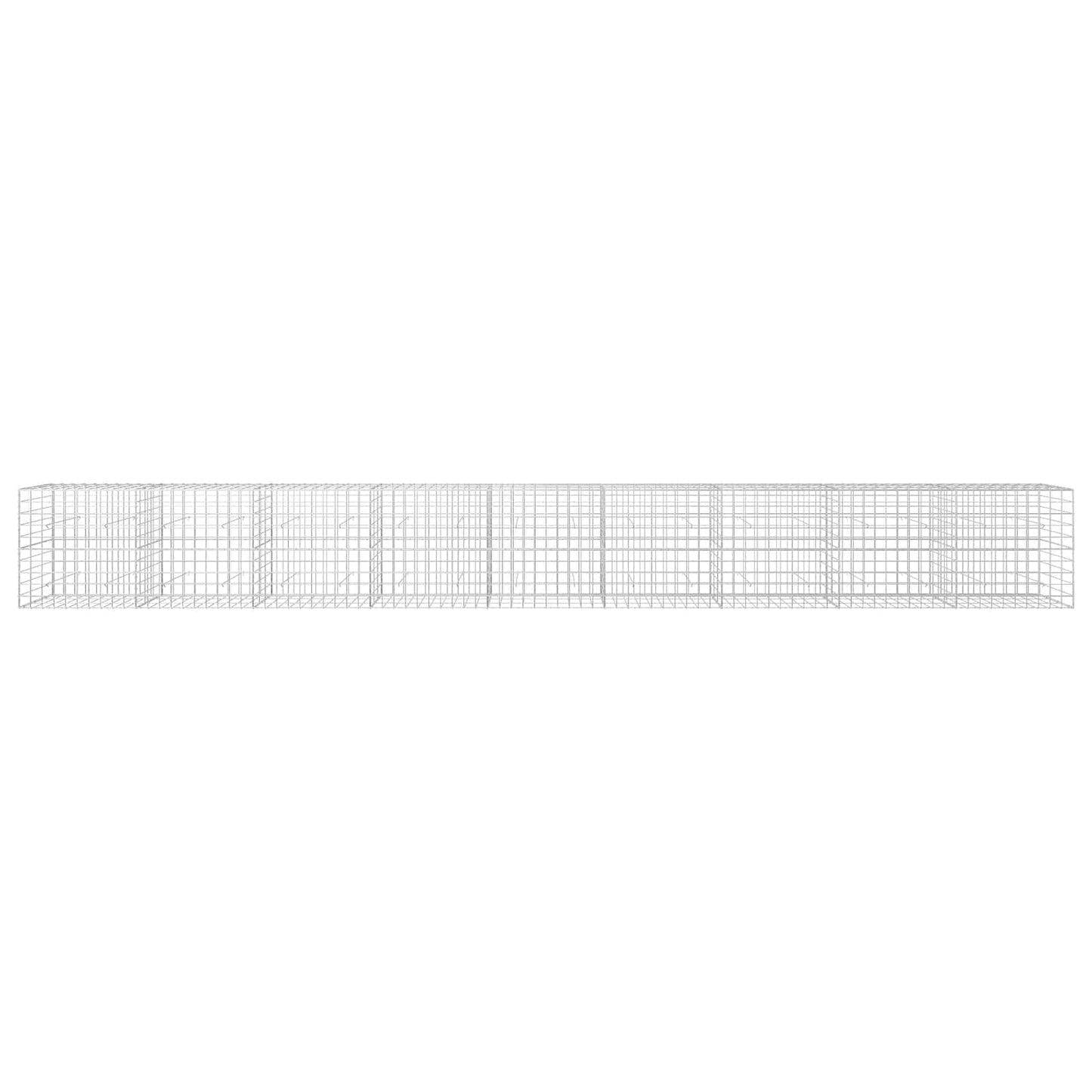 vidaXL Γκαμπιόν με σύρμα 5 mm και πλέγμα 10x10 cm 900x30x100 εκ