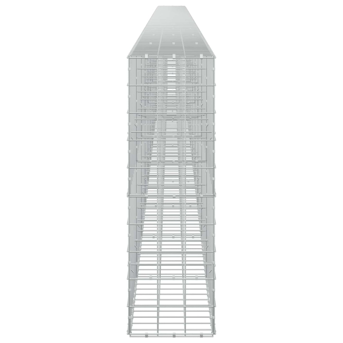 vidaXL Γκαμπιόν με σύρμα 5 mm και πλέγμα 10x10 cm 1100x30x100 εκ