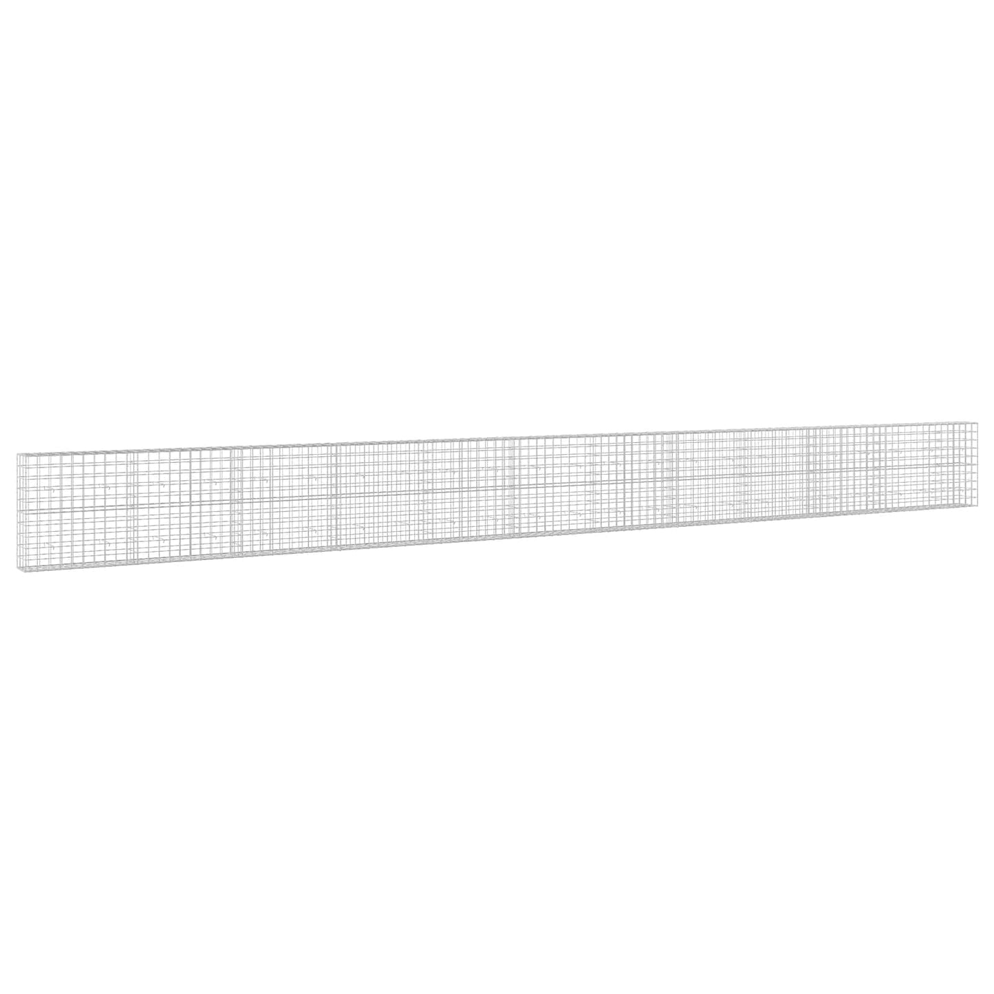 vidaXL Γκαμπιόν με σύρμα 5 mm και πλέγμα 10x10 cm 1150x30x100 εκ