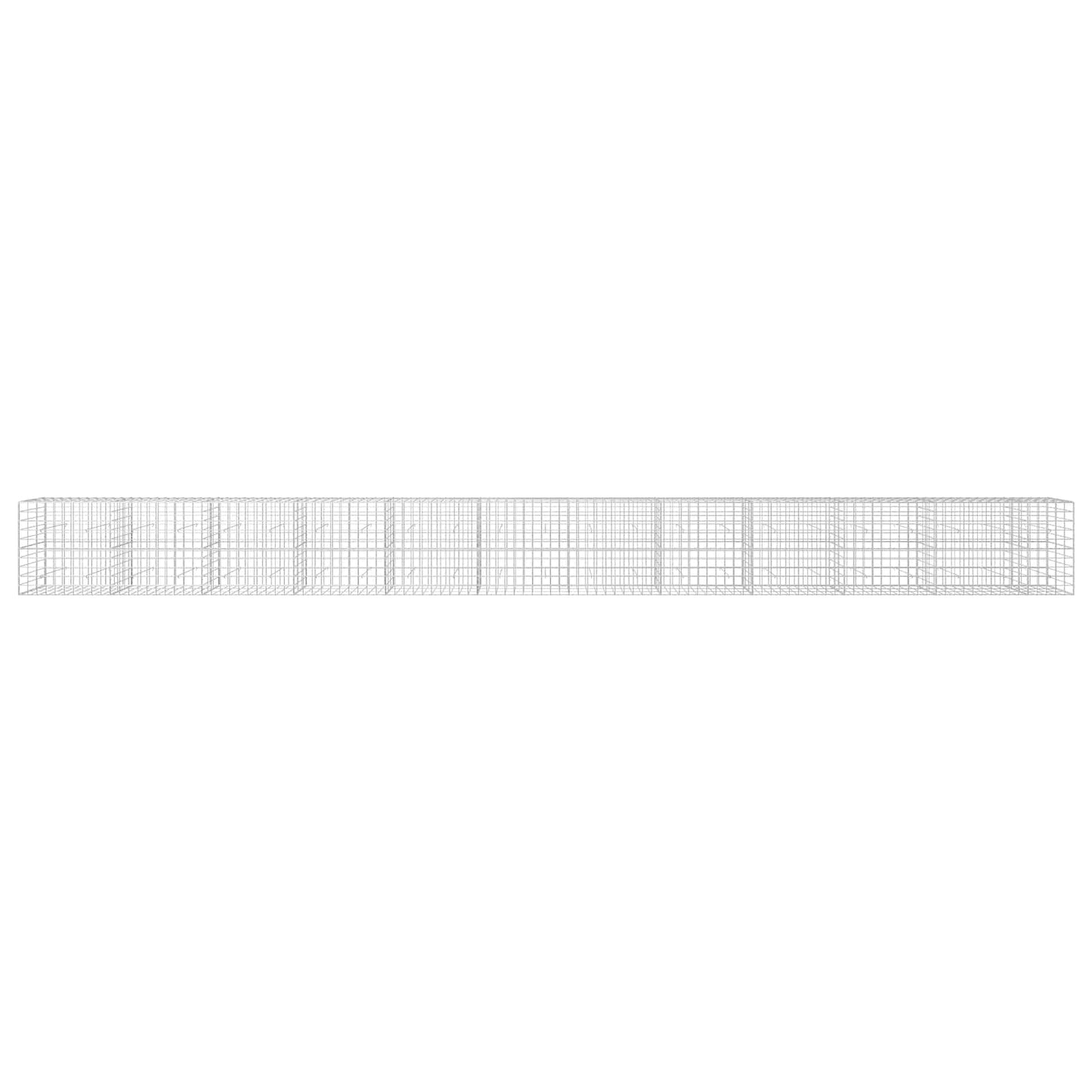 vidaXL Γκαμπιόν με σύρμα 5 mm και πλέγμα 10x10 cm 1150x30x100 εκ
