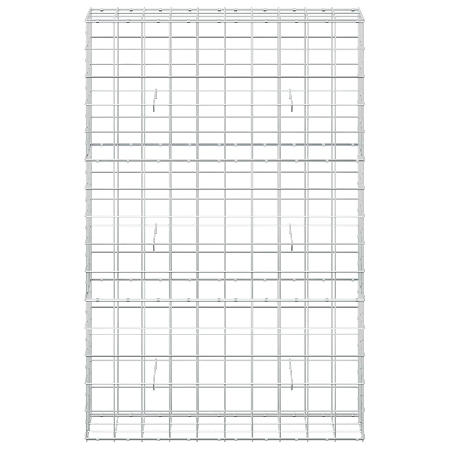 vidaXL Γκαμπιόν με σύρμα 5 mm και πλέγμα 10x10 cm 100x30x150 εκ
