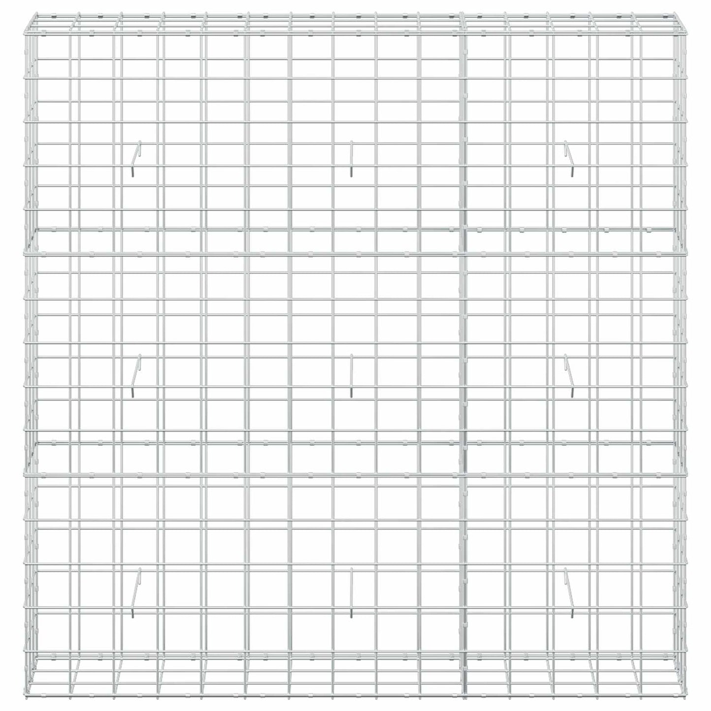 vidaXL Γκαμπιόν με σύρμα 5 mm και πλέγμα 10x10 cm 150x30x150 εκ