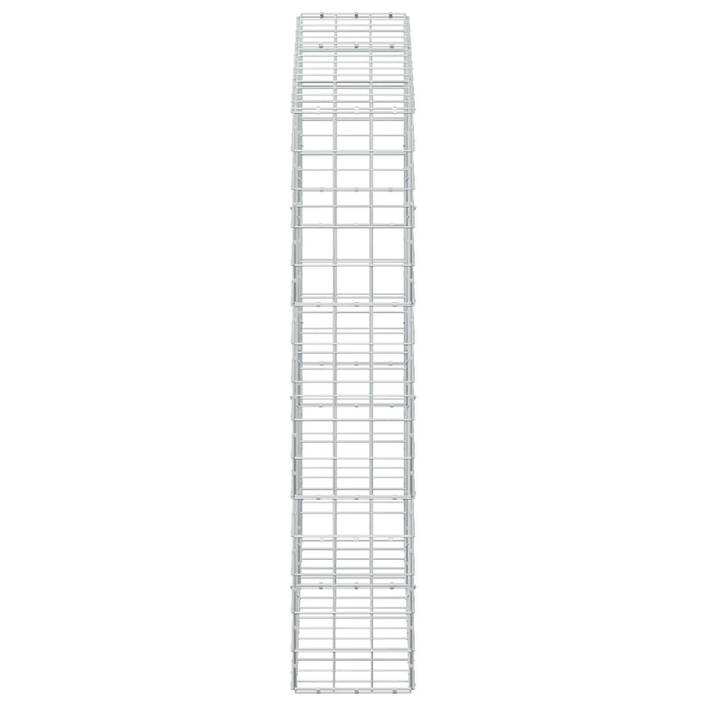 vidaXL Γκαμπιόν με σύρμα 5 mm και πλέγμα 10x10 cm 150x30x150 εκ