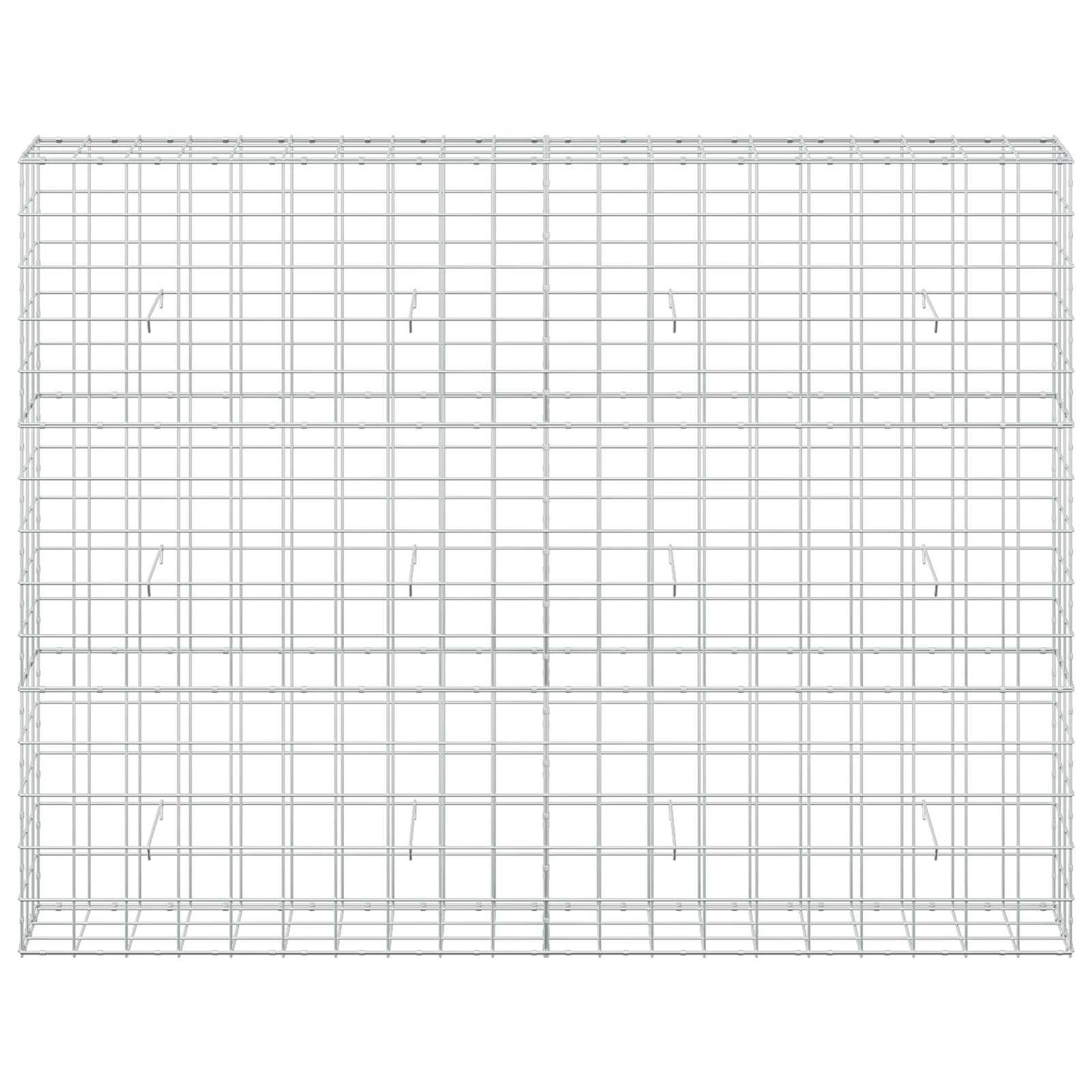vidaXL Γκαμπιόν με σύρμα 5 mm και πλέγμα 10x10 cm 200x30x150 εκ