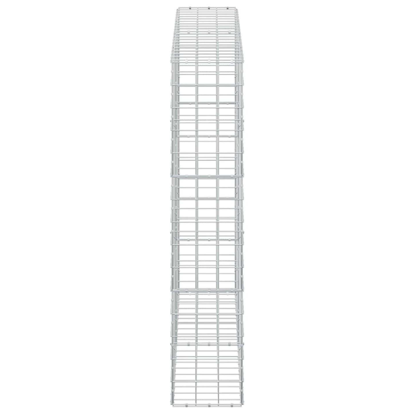 vidaXL Γκαμπιόν με σύρμα 5 mm και πλέγμα 10x10 cm 200x30x150 εκ