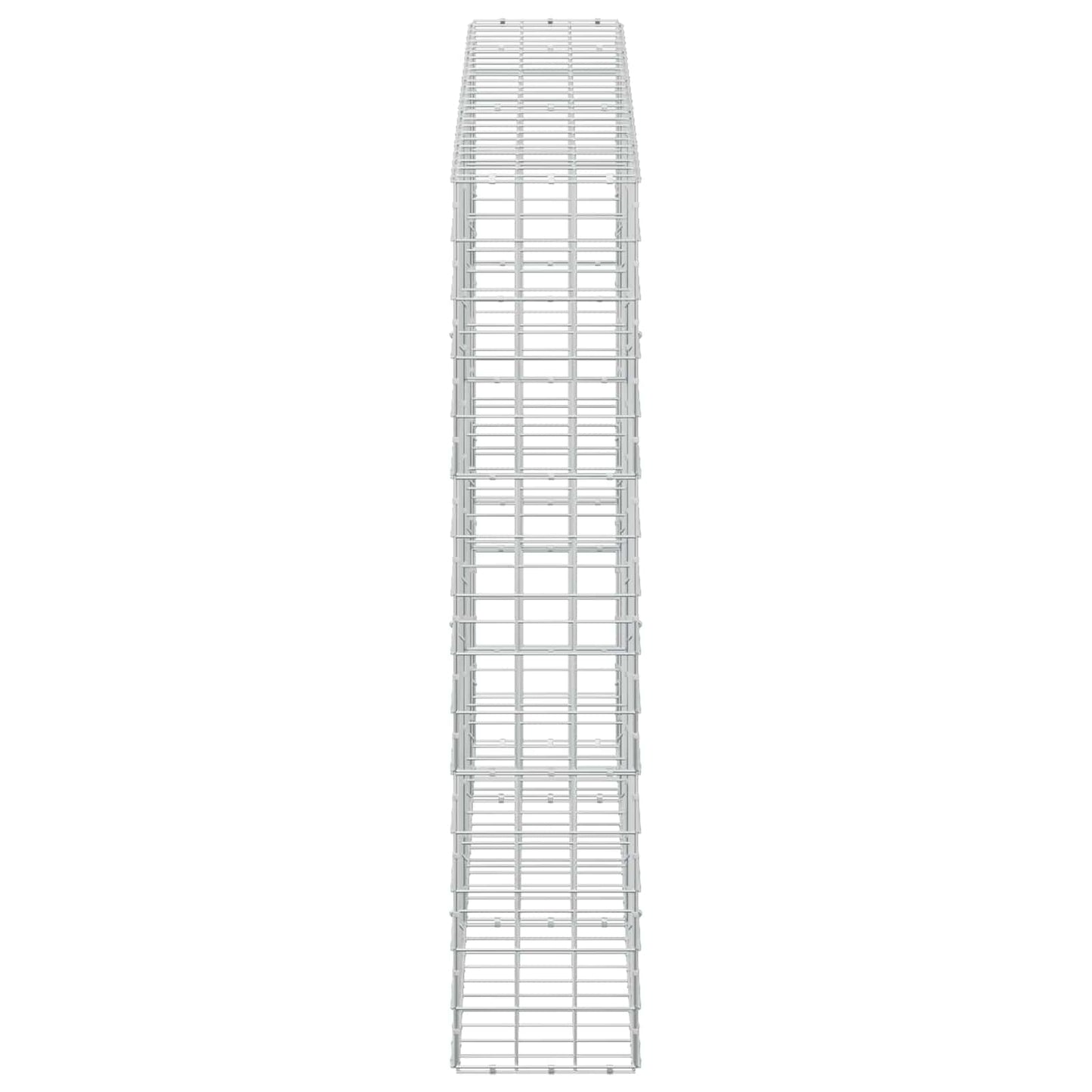 vidaXL Γκαμπιόν με σύρμα 5 mm και πλέγμα 10x10 cm 250x30x150 εκ