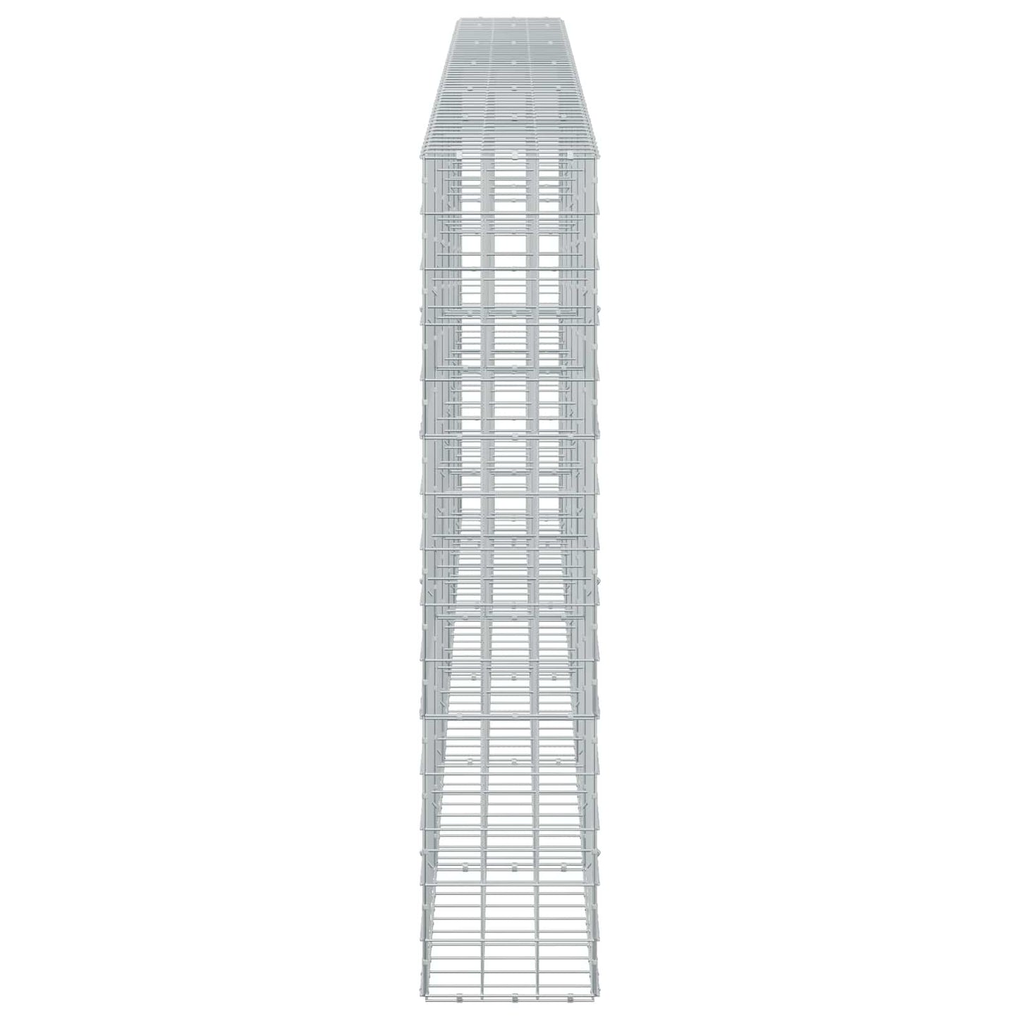 vidaXL Γκαμπιόν με σύρμα 5 mm και πλέγμα 10x10 cm 550x30x150 εκ