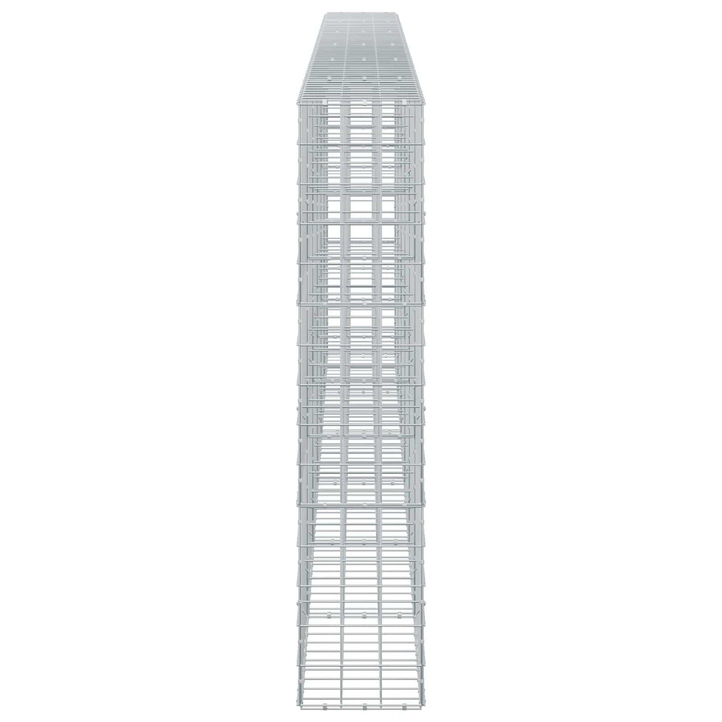 vidaXL Γκαμπιόν με σύρμα 5 mm και πλέγμα 10x10 cm 600x30x150 εκ