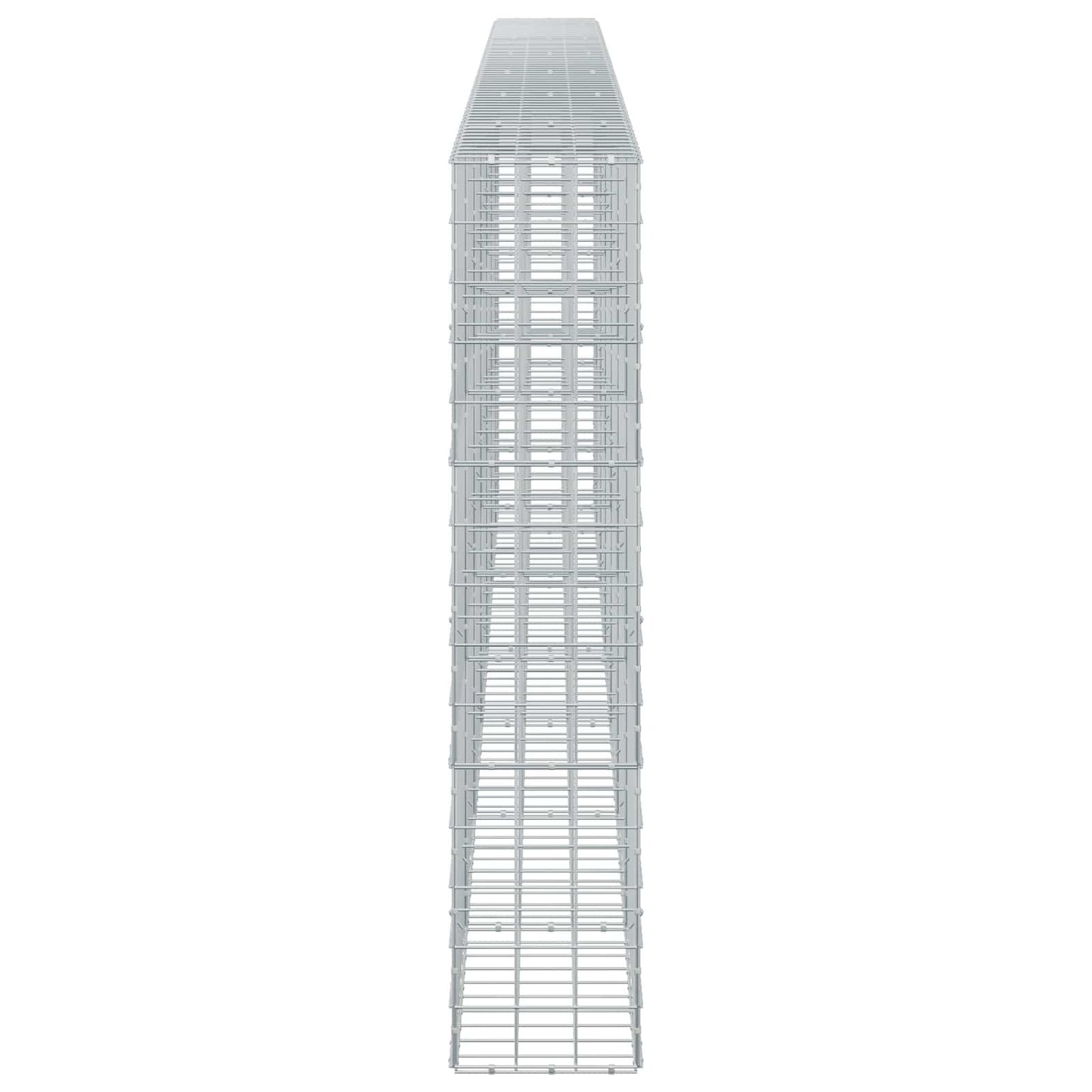 vidaXL Γκαμπιόν με σύρμα 5 mm και πλέγμα 10x10 cm 650x30x150 εκ