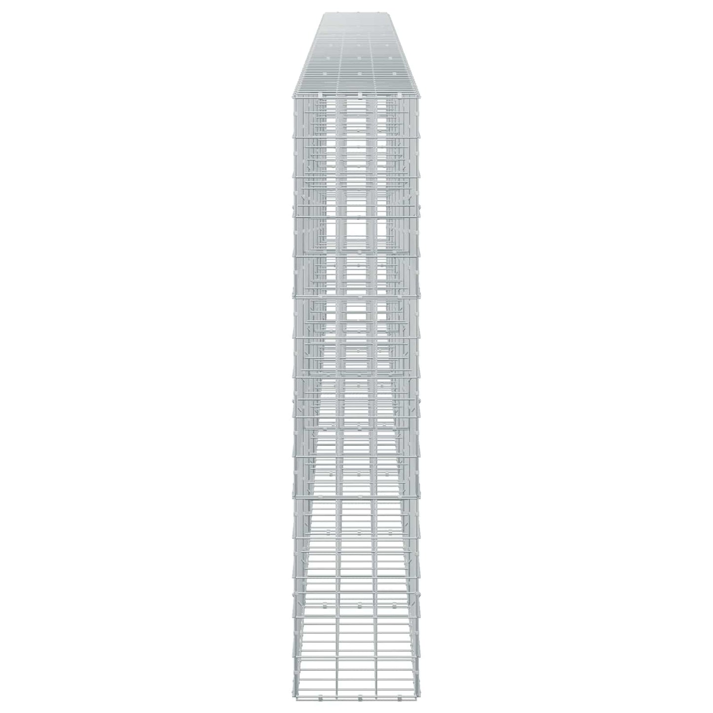 vidaXL Γκαμπιόν με σύρμα 5 mm και πλέγμα 10x10 cm 700x30x150 εκ