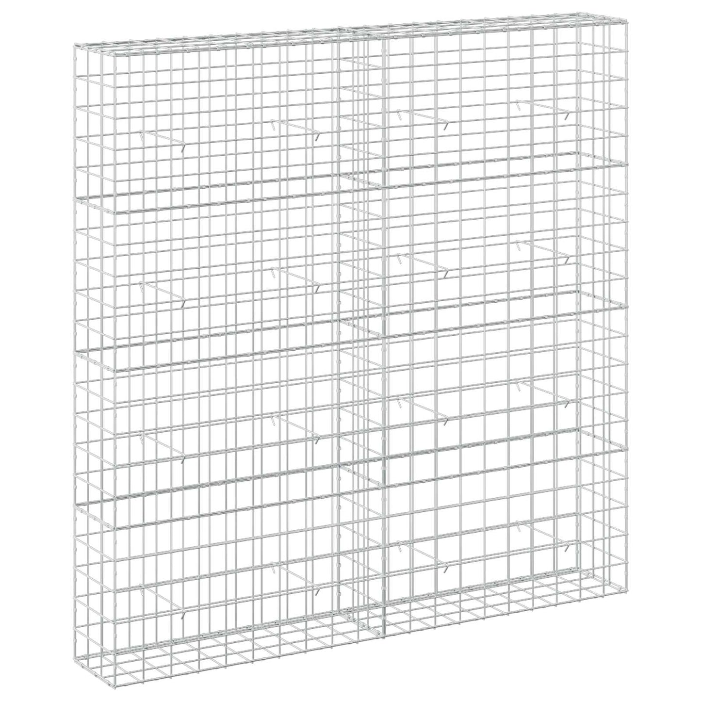 vidaXL Γκαμπιόν με σύρμα 5 mm και πλέγμα 10x10 cm 200x30x200 εκ