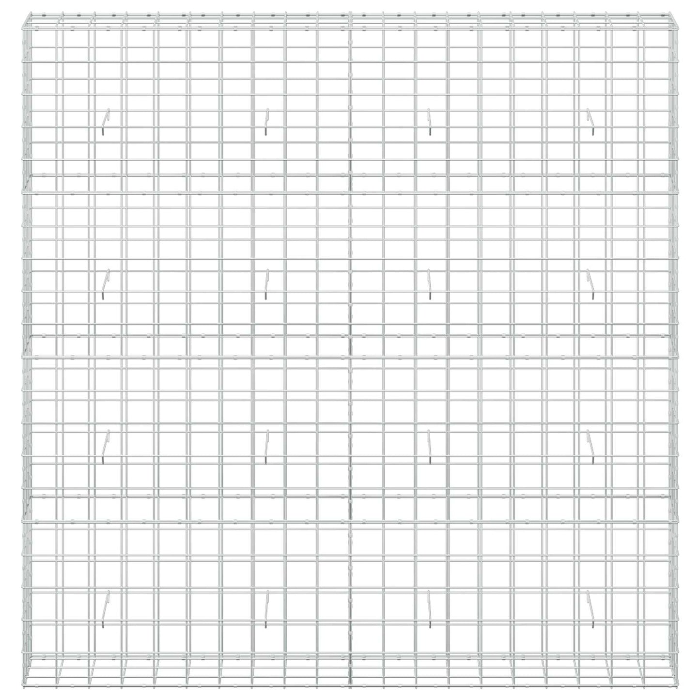 vidaXL Γκαμπιόν με σύρμα 5 mm και πλέγμα 10x10 cm 200x30x200 εκ