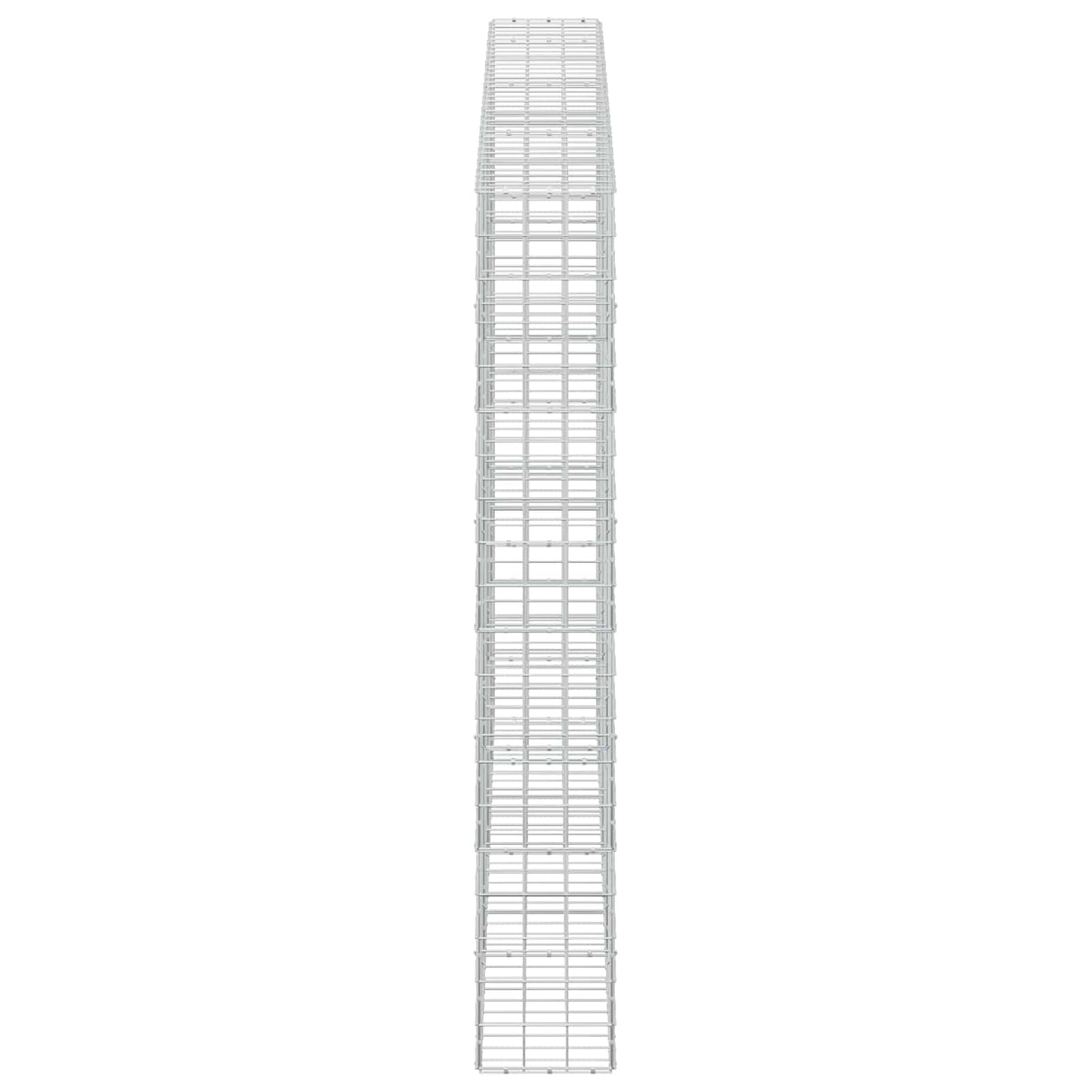 vidaXL Γκαμπιόν με σύρμα 5 mm και πλέγμα 10x10 cm 350x30x200 εκ