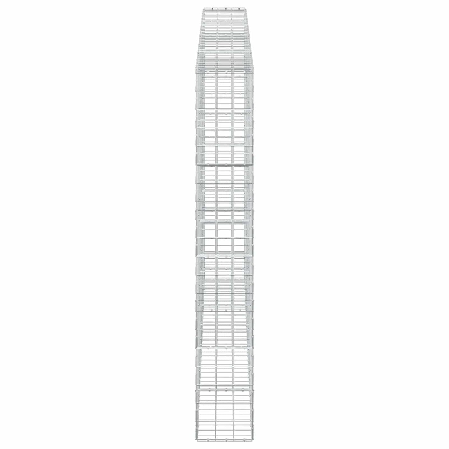 vidaXL Γκαμπιόν με σύρμα 5 mm και πλέγμα 10x10 cm 400x30x200 εκ