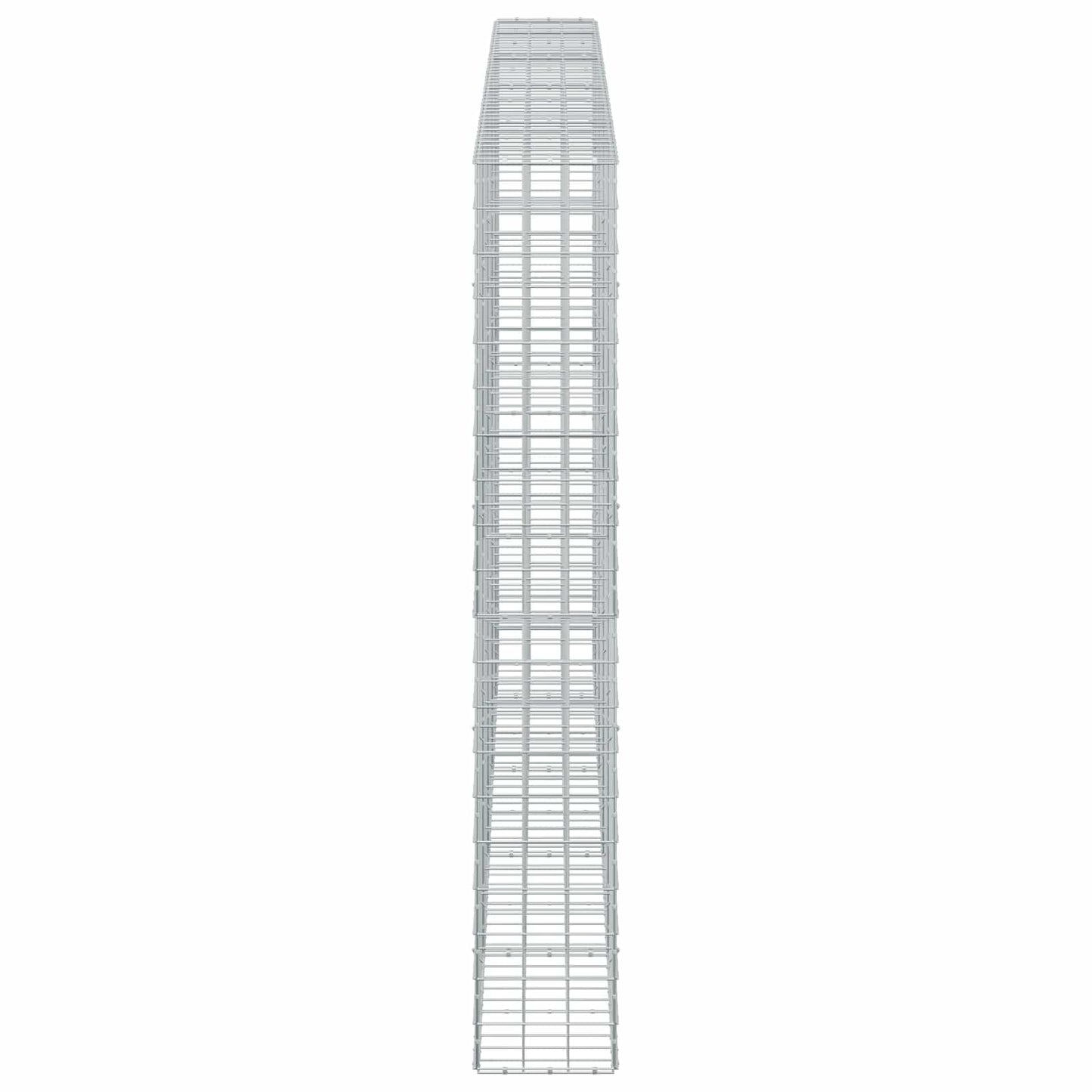 vidaXL Γκαμπιόν με σύρμα 5 mm και πλέγμα 10x10 cm 450x30x200 εκ