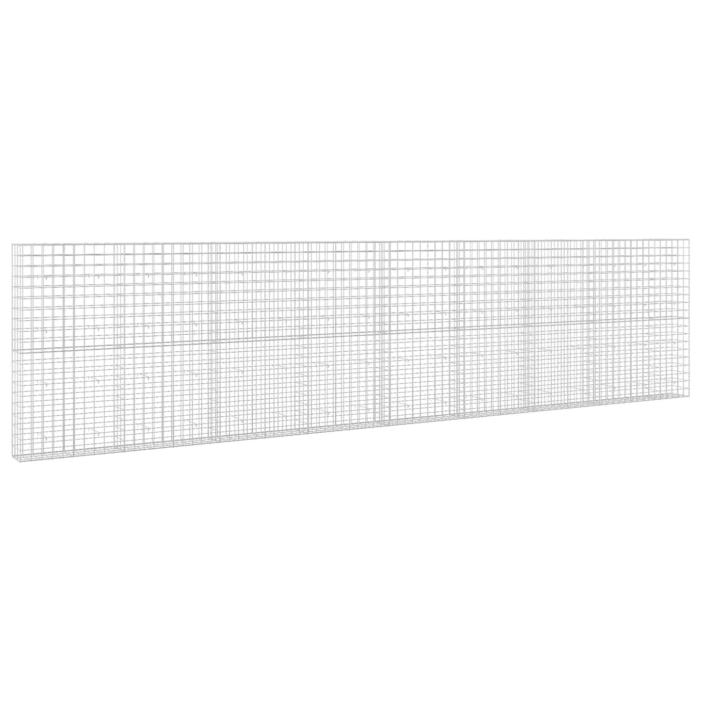 vidaXL Γκαμπιόν με σύρμα 5 mm και πλέγμα 10x10 cm 850x30x200 εκ