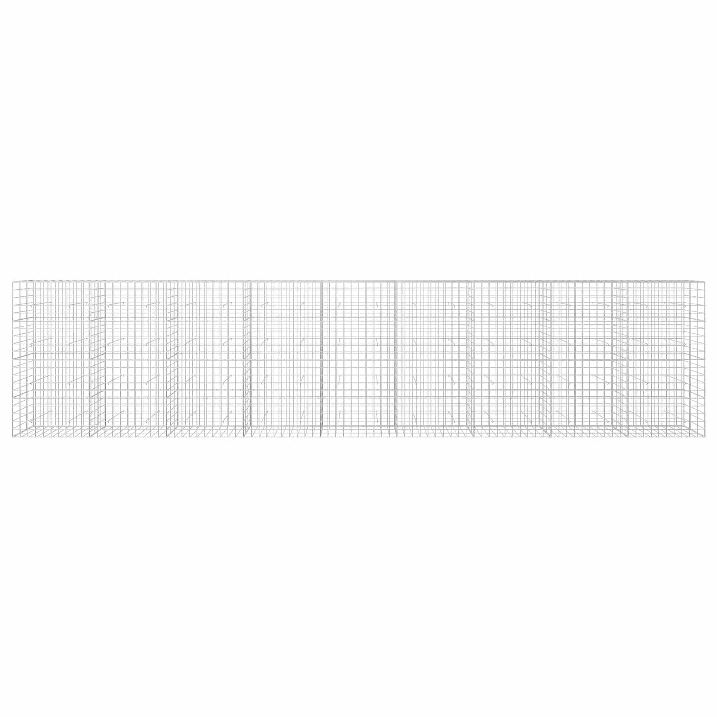 vidaXL Γκαμπιόν με σύρμα 5 mm και πλέγμα 10x10 cm 900x30x200 εκ