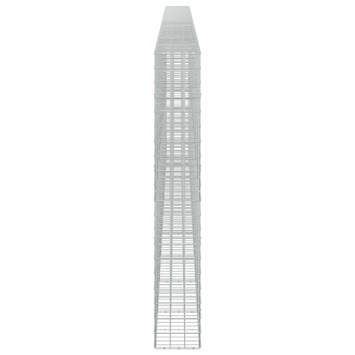 vidaXL Γκαμπιόν με σύρμα 5 mm και πλέγμα 10x10 cm 950x30x200 εκ