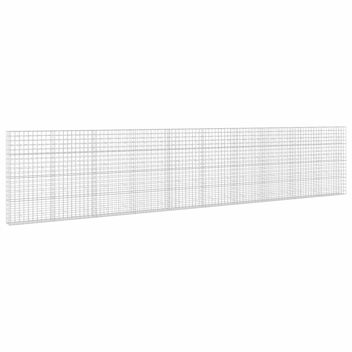 vidaXL Γκαμπιόν με σύρμα 5 mm και πλέγμα 10x10 cm 1000x30x200 εκ