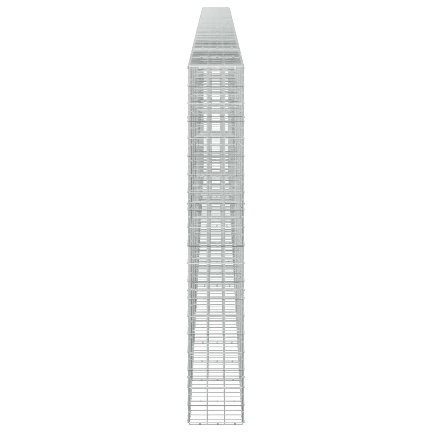 vidaXL Γκαμπιόν με σύρμα 5 mm και πλέγμα 10x10 cm 1050x30x200 εκ