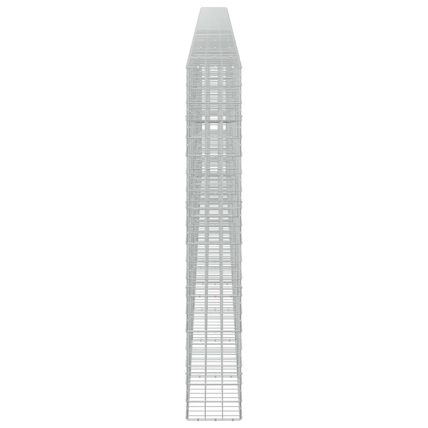 vidaXL Γκαμπιόν με σύρμα 5 mm και πλέγμα 10x10 cm 1100x30x200 εκ