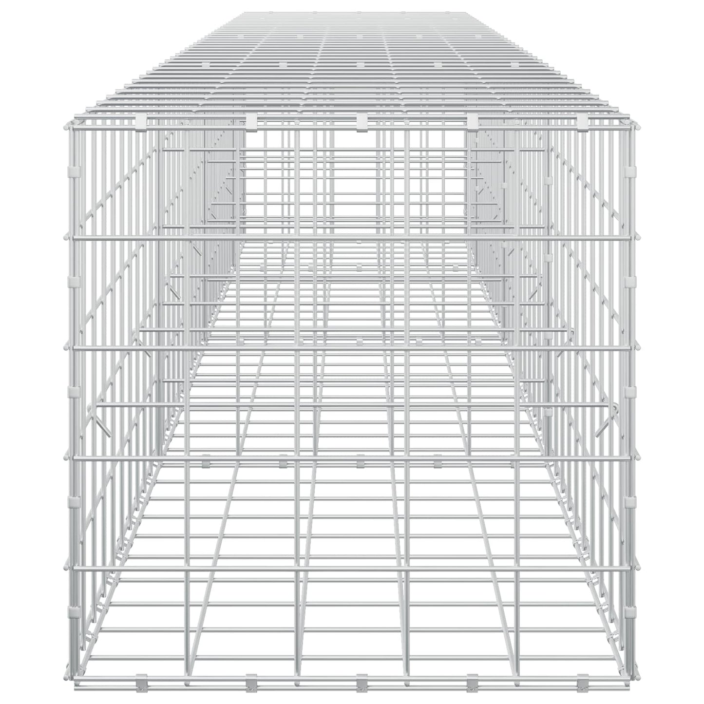 vidaXL Γκαμπιόν με σύρμα 5 mm και πλέγμα 10x10 cm 350x50x50 εκ