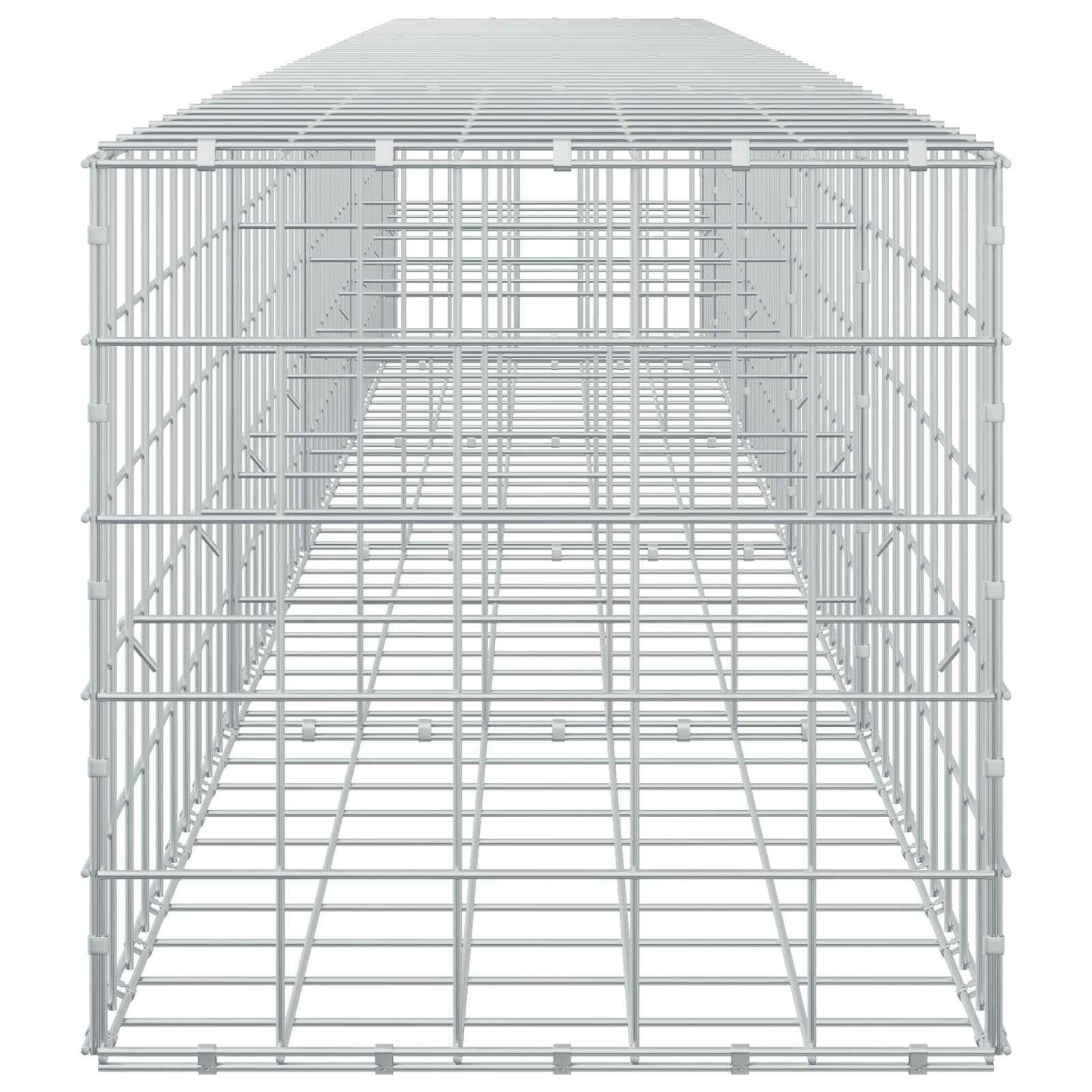 vidaXL Γκαμπιόν με σύρμα 5 mm και πλέγμα 10x10 cm 450x50x50 εκ