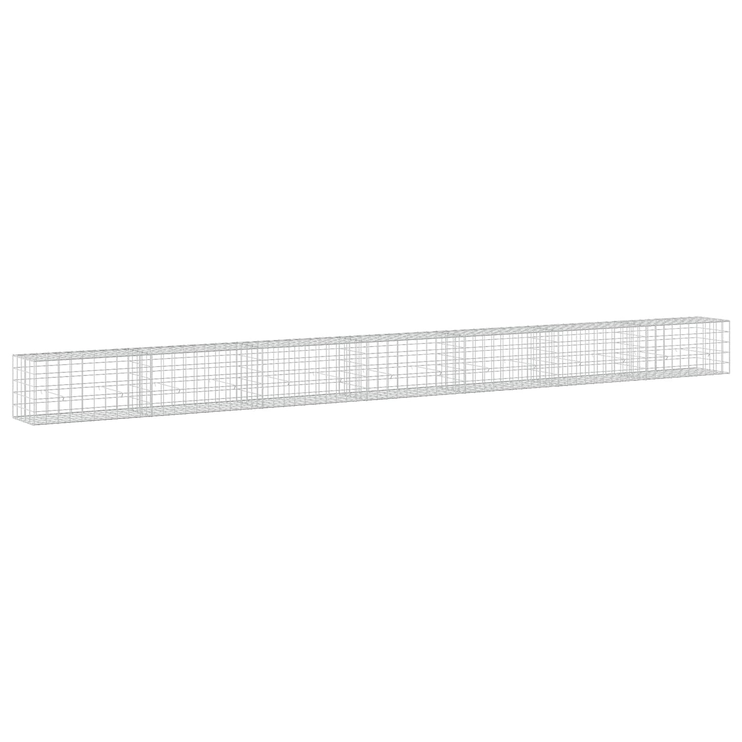 vidaXL Γκαμπιόν με σύρμα 5 mm και πλέγμα 10x10 cm 700x50x50 εκ