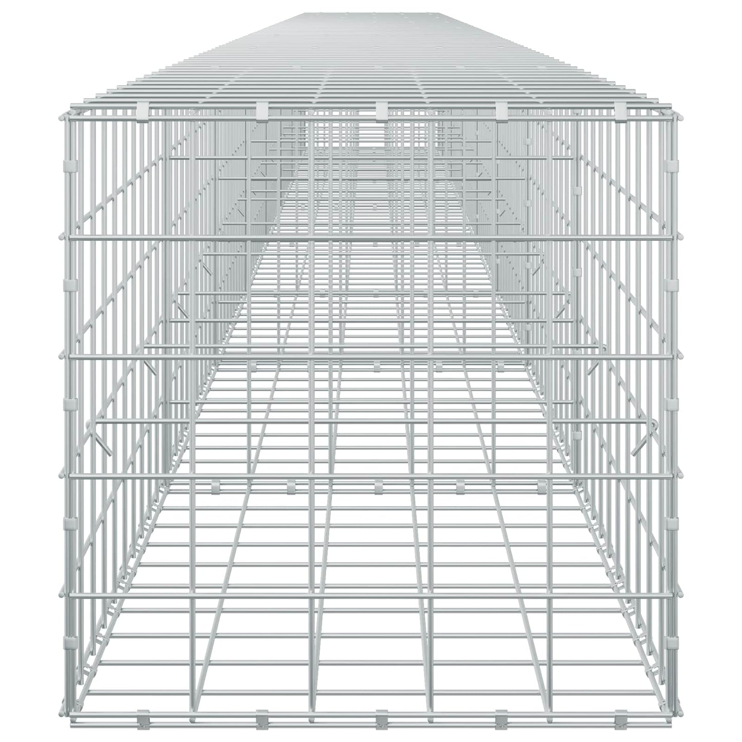 vidaXL Γκαμπιόν με σύρμα 5 mm και πλέγμα 10x10 cm 750x50x50 εκ