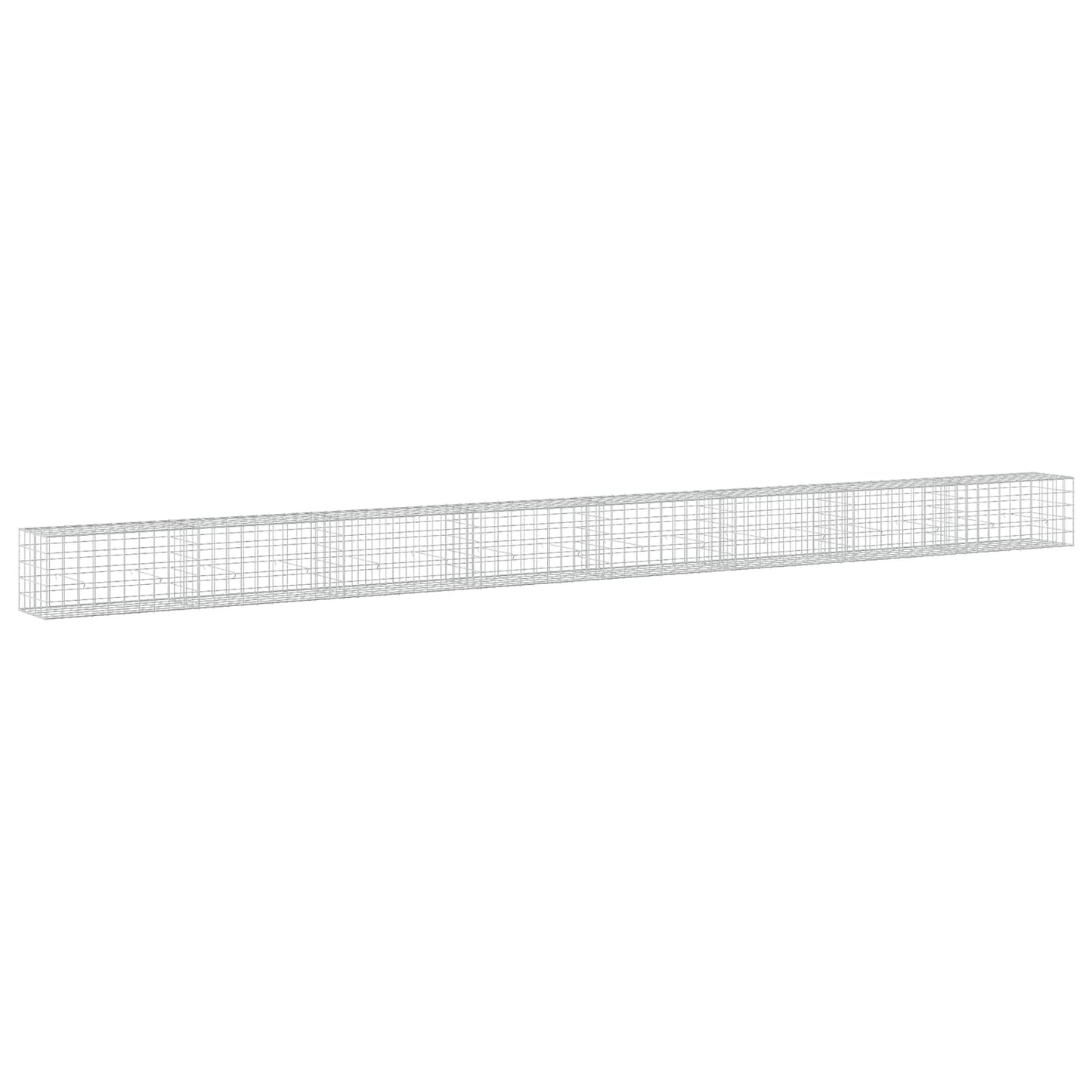 vidaXL Γκαμπιόν με σύρμα 5 mm και πλέγμα 10x10 cm 800x50x50 εκ
