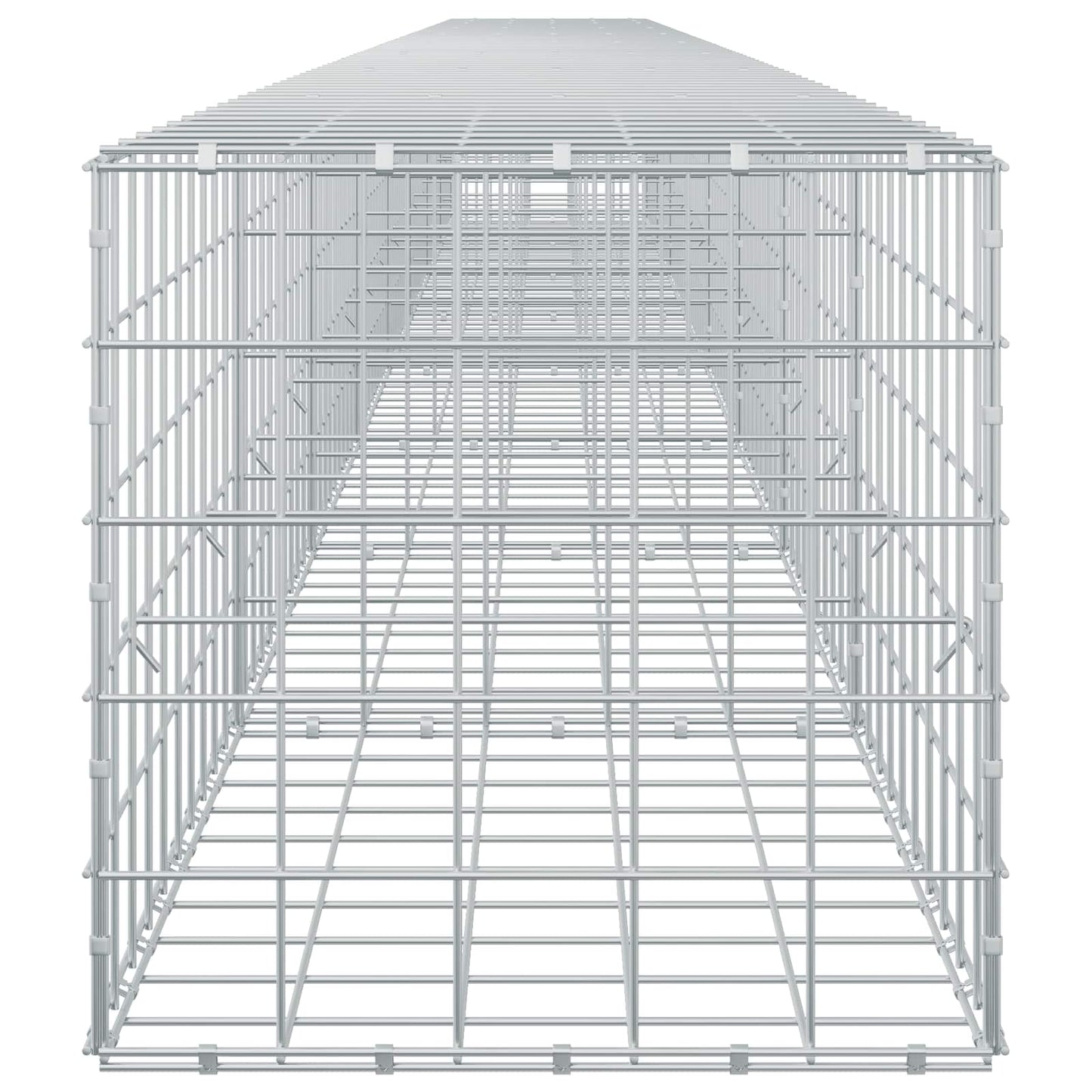 vidaXL Γκαμπιόν με σύρμα 5 mm και πλέγμα 10x10 cm 800x50x50 εκ