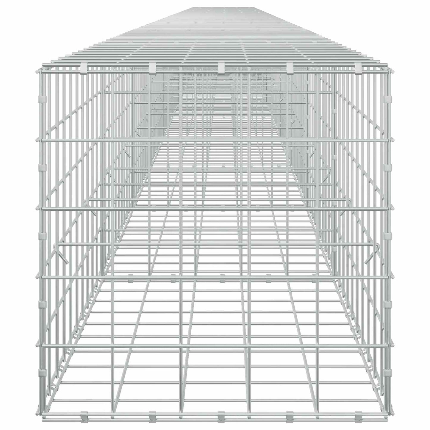 vidaXL Γκαμπιόν με σύρμα 5 mm και πλέγμα 10x10 cm 950x50x50 εκ