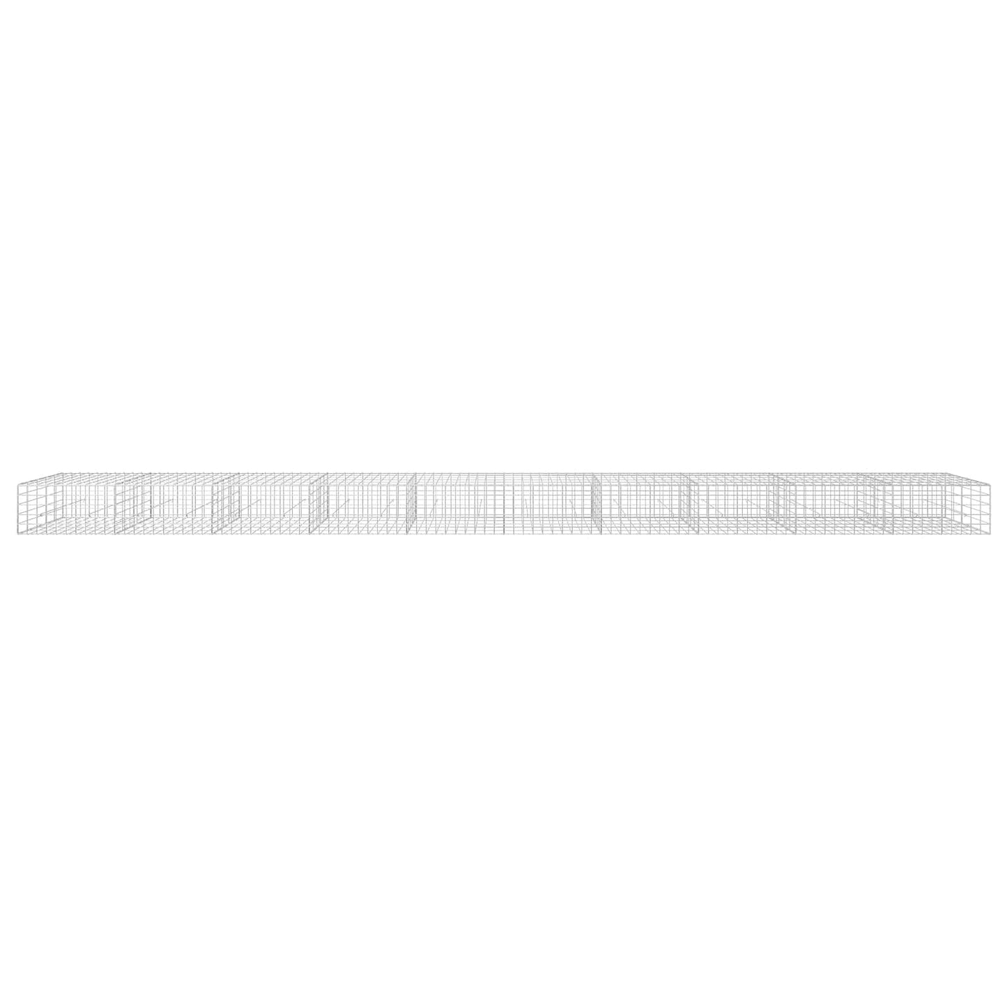 vidaXL Γκαμπιόν με σύρμα 5 mm και πλέγμα 10x10 cm 1000x50x50 εκ.