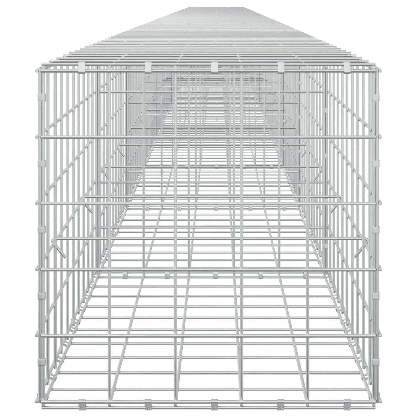 vidaXL Γκαμπιόν με σύρμα 5 mm και πλέγμα 10x10 cm 1100x50x50 εκ