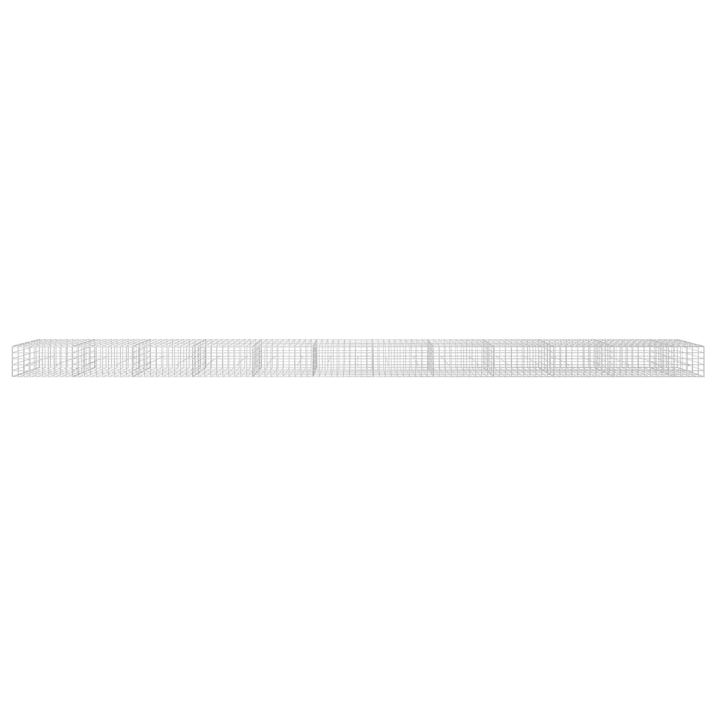 vidaXL Γκαμπιόν με σύρμα 5 mm και πλέγμα 10x10 cm 1150x50x50 εκ