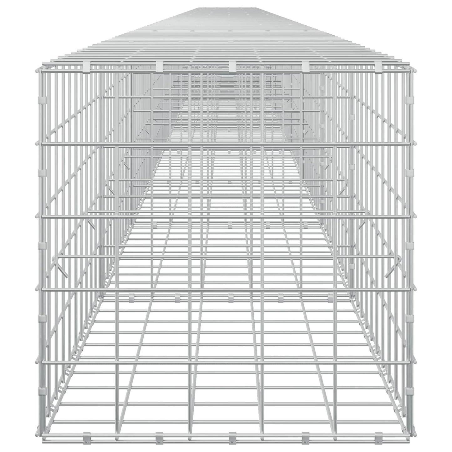 vidaXL Γκαμπιόν με σύρμα 5 mm και πλέγμα 10x10 cm 1150x50x50 εκ