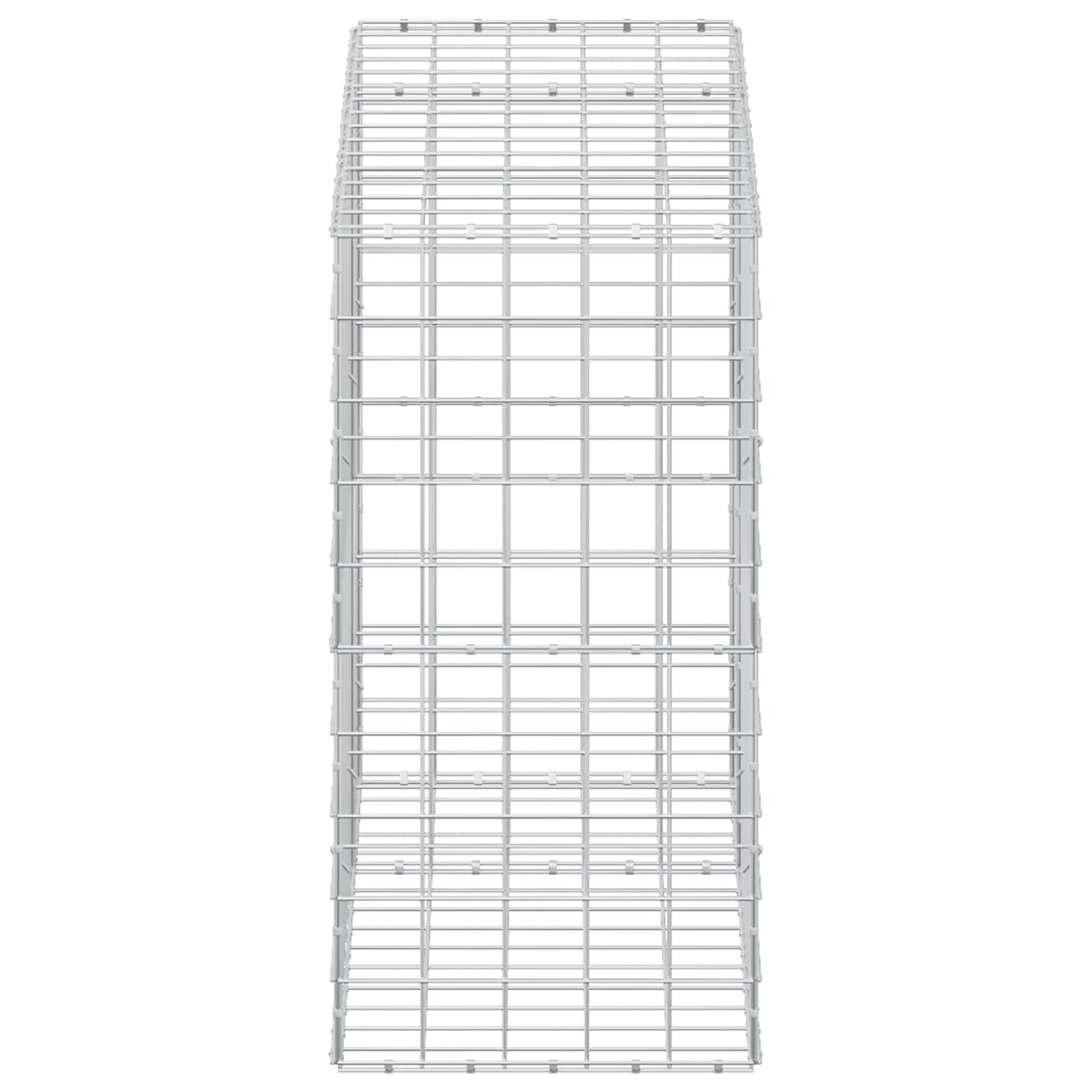 vidaXL Γκαμπιόν με σύρμα 5 mm και πλέγμα 10x10 cm 150x50x100 εκ.