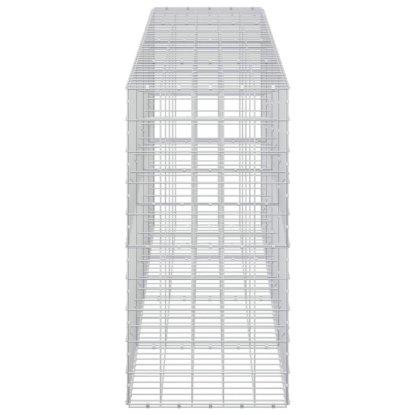 vidaXL Γκαμπιόν με σύρμα 5 mm και πλέγμα 10x10 cm 400x50x100 εκ