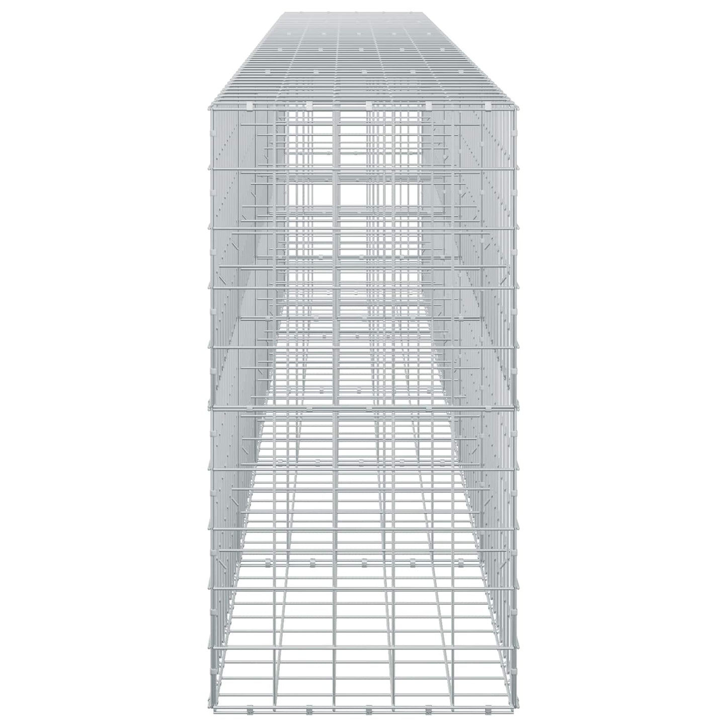 vidaXL Γκαμπιόν με σύρμα 5 mm και πλέγμα 10x10 cm 500x50x100 εκ