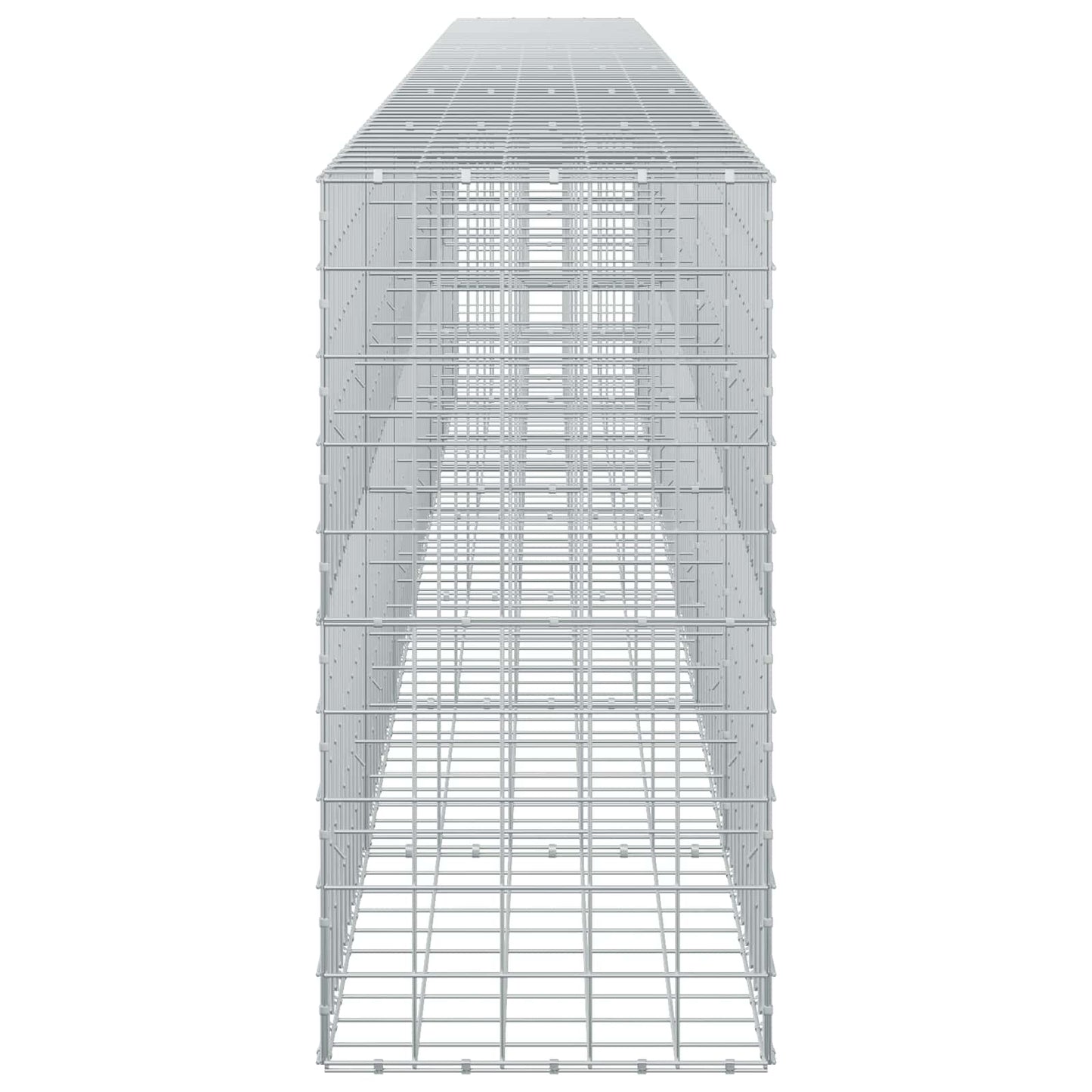 vidaXL Γκαμπιόν με σύρμα 5 mm και πλέγμα 10x10 cm 650x50x100 εκ