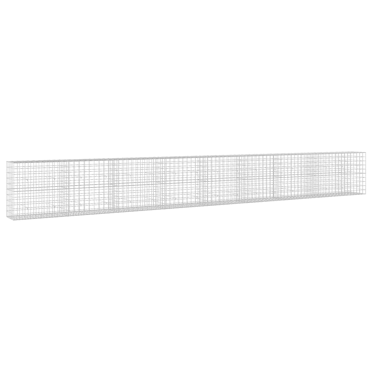 vidaXL Γκαμπιόν με σύρμα 5 mm και πλέγμα 10x10 cm 850x50x100 εκ