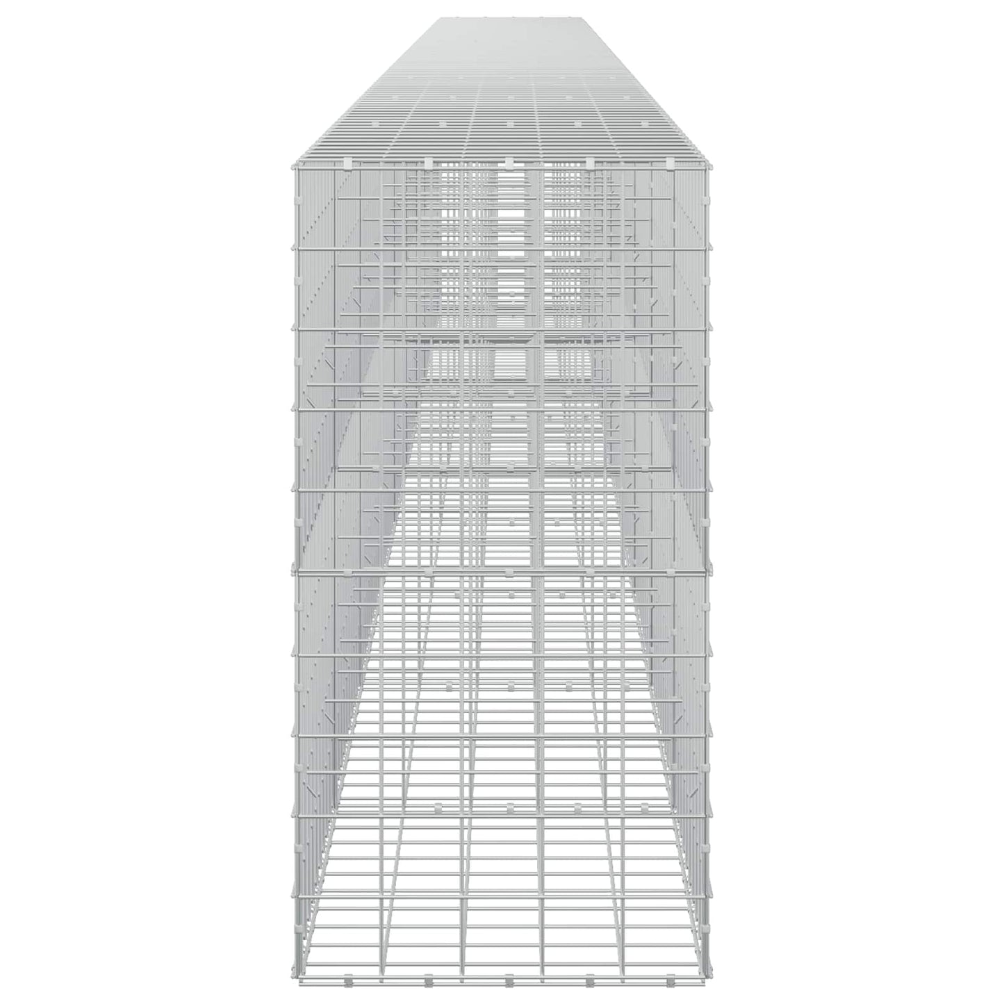 vidaXL Γκαμπιόν με σύρμα 5 mm και πλέγμα 10x10 cm 950x50x100 εκ