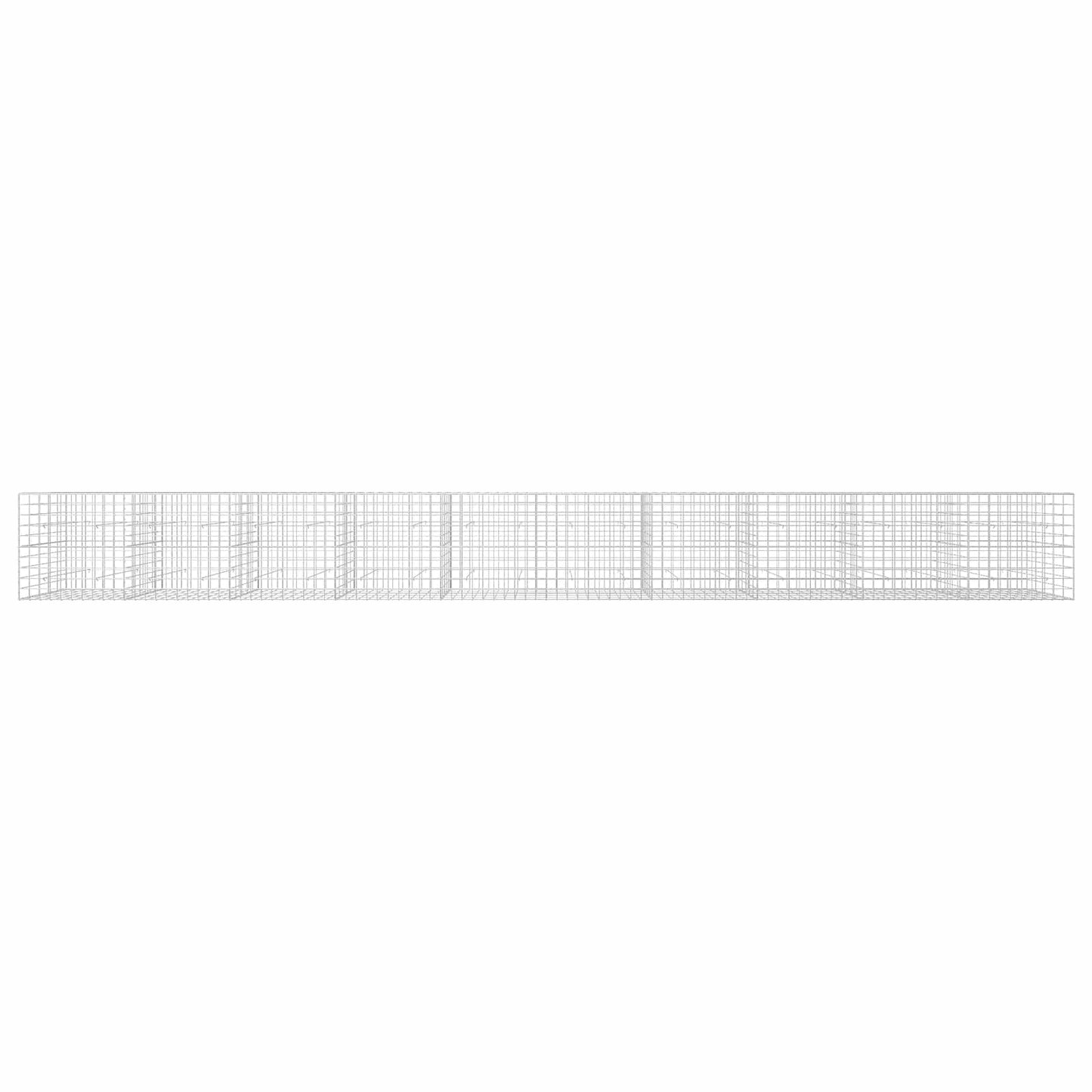vidaXL Γκαμπιόν με σύρμα 5 mm και πλέγμα 10x10 cm 1000x50x100 εκ.