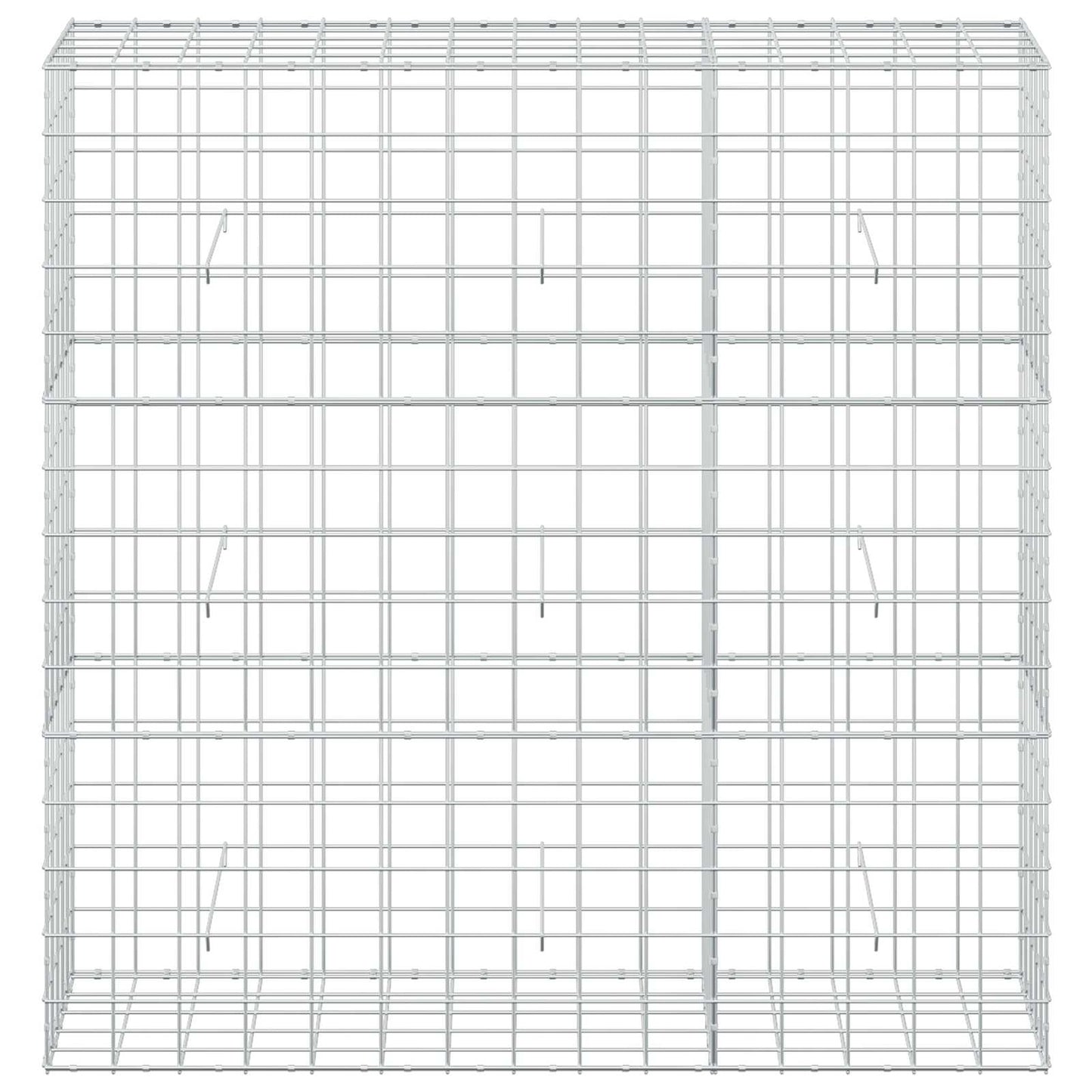vidaXL Γκαμπιόν με σύρμα 5 mm και πλέγμα 10x10 cm 150x50x150 εκ