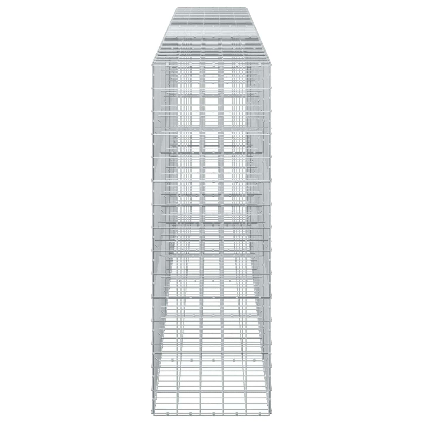 vidaXL Γκαμπιόν με σύρμα 5 mm και πλέγμα 10x10 cm 550x50x150 εκ.