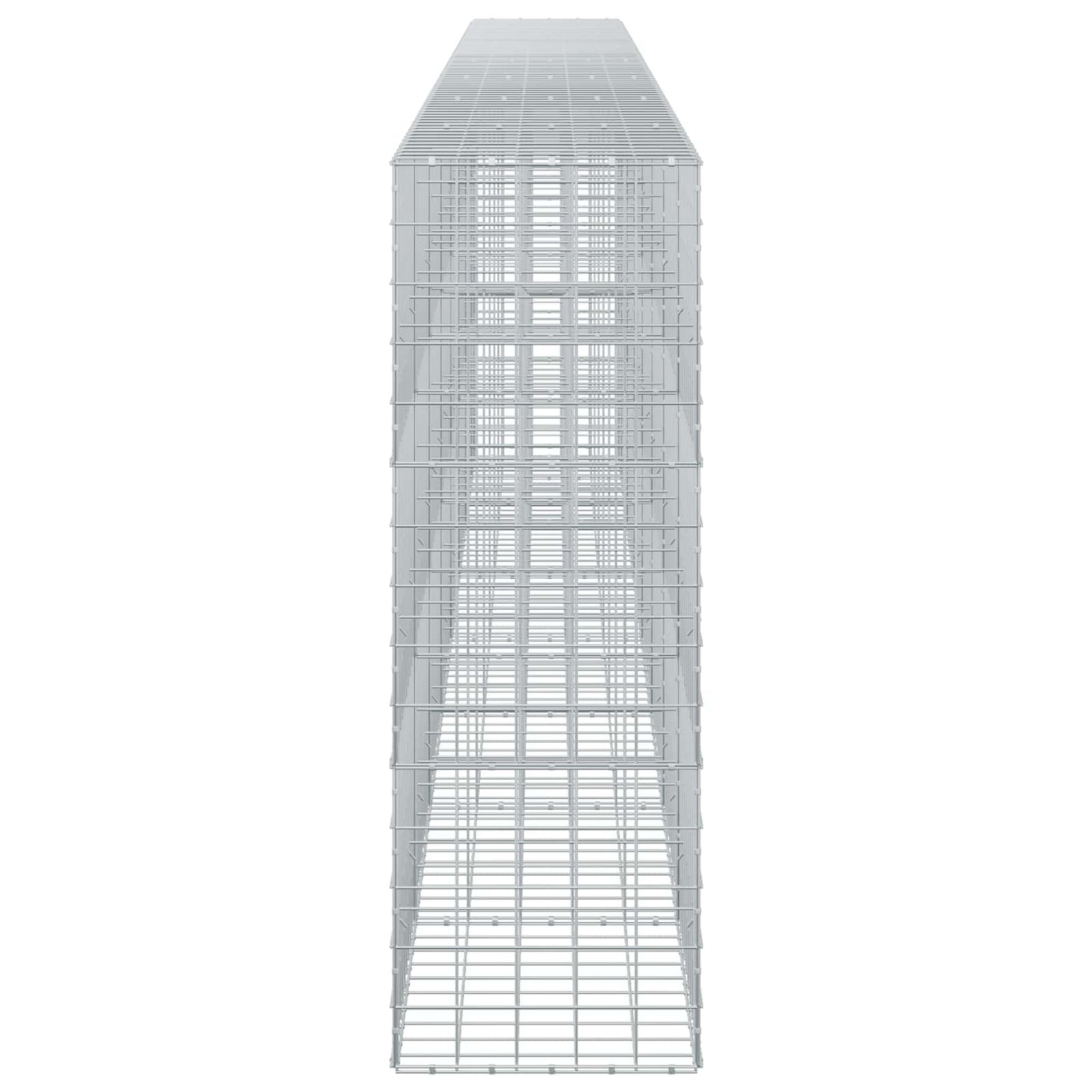 vidaXL Γκαμπιόν με σύρμα 5 mm και πλέγμα 10x10 cm 750x50x150 εκ
