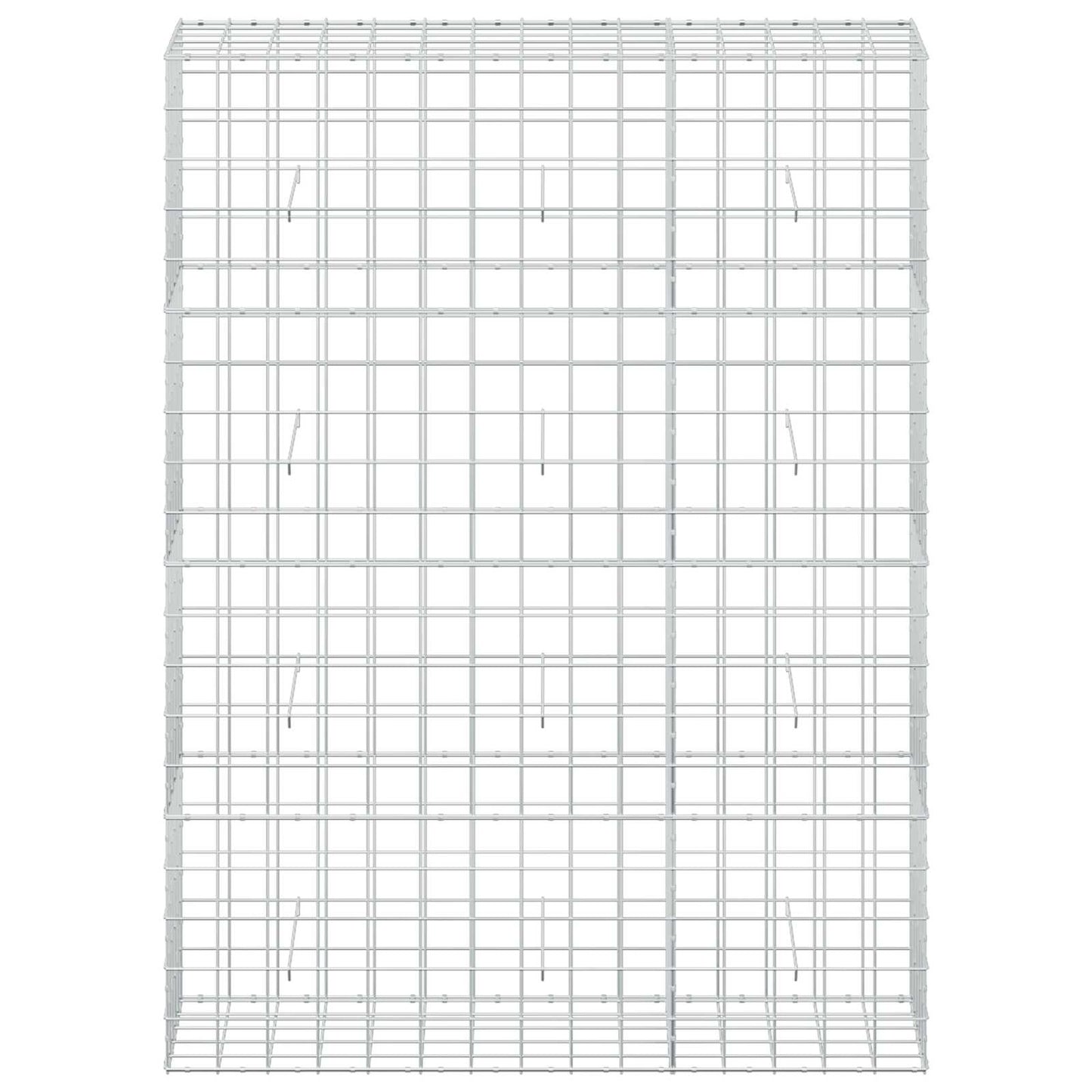 vidaXL Γκαμπιόν με σύρμα 5 mm και πλέγμα 10x10 cm 150x50x200 εκ