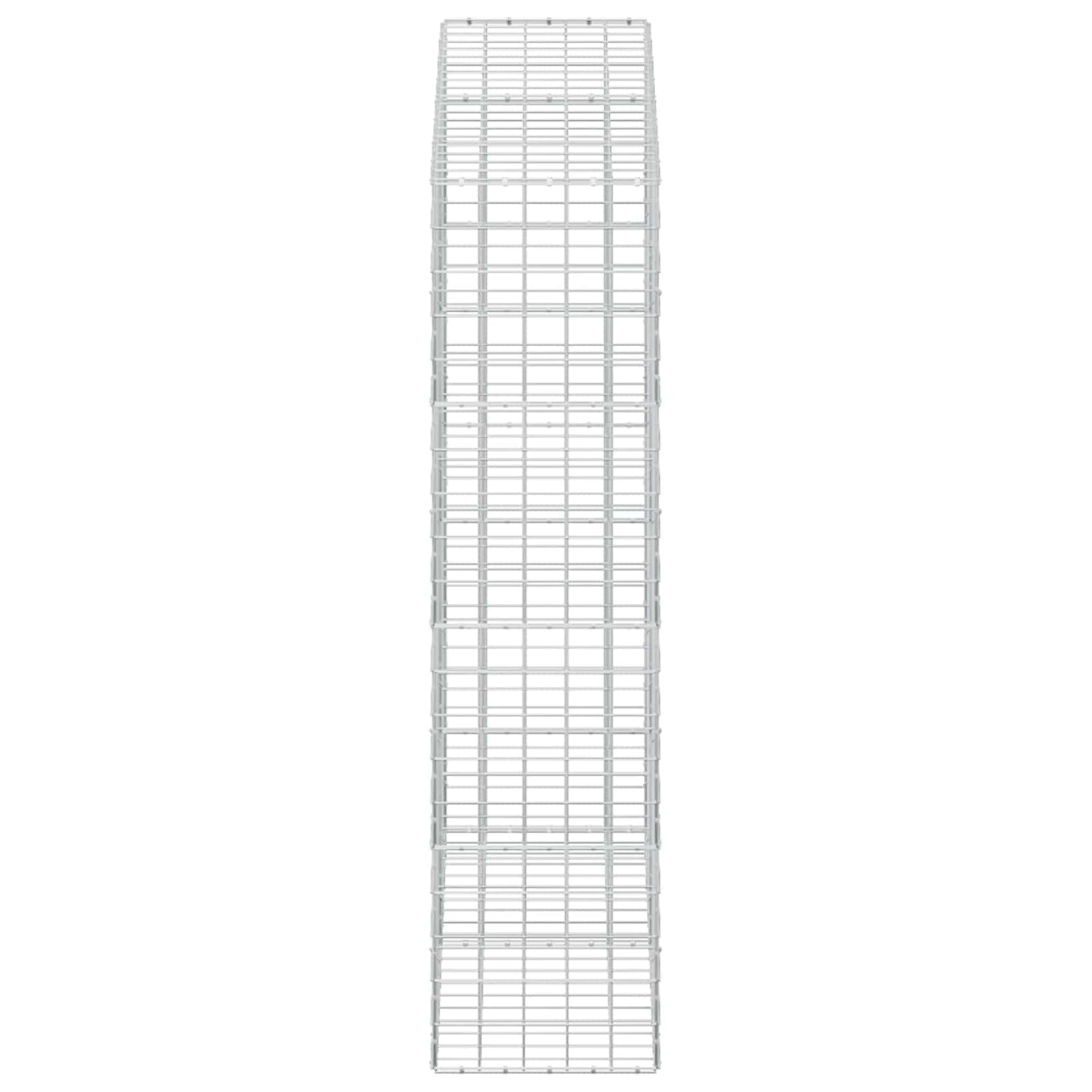 vidaXL Γκαμπιόν με σύρμα 5 mm και πλέγμα 10x10 cm 200x50x200 εκ