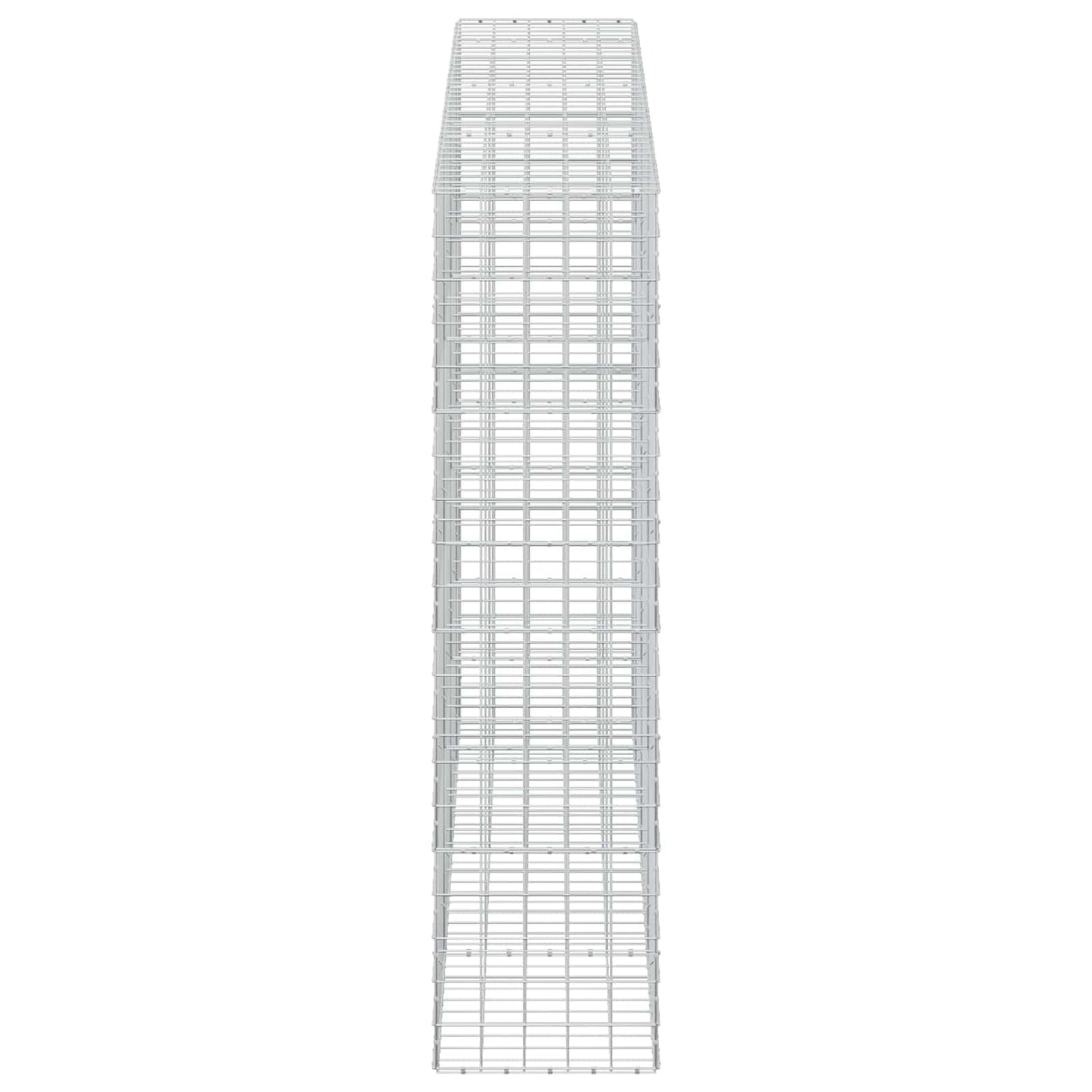 vidaXL Γκαμπιόν με σύρμα 5 mm και πλέγμα 10x10 cm 350x50x200 εκ
